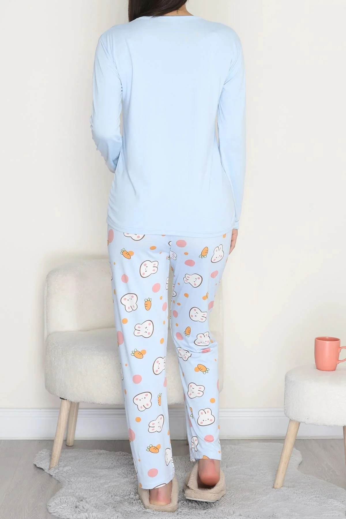 DESENLİ MİLAN PİJAMA TAKIMI