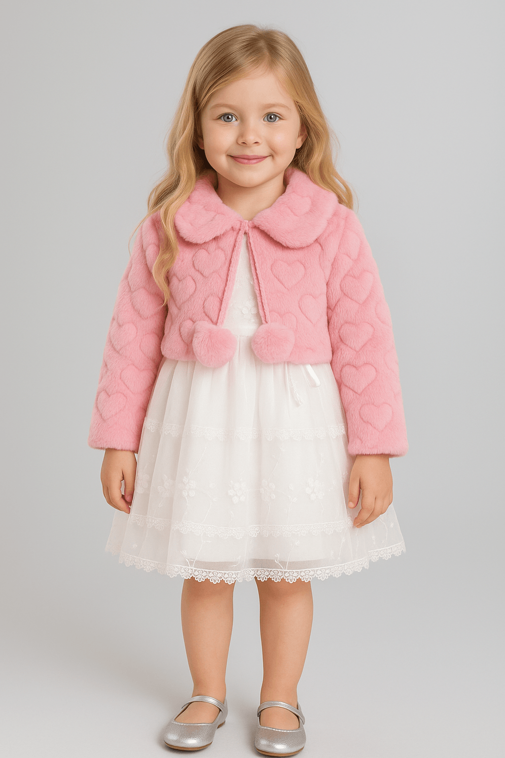 Kalpli Peluş Bolero 