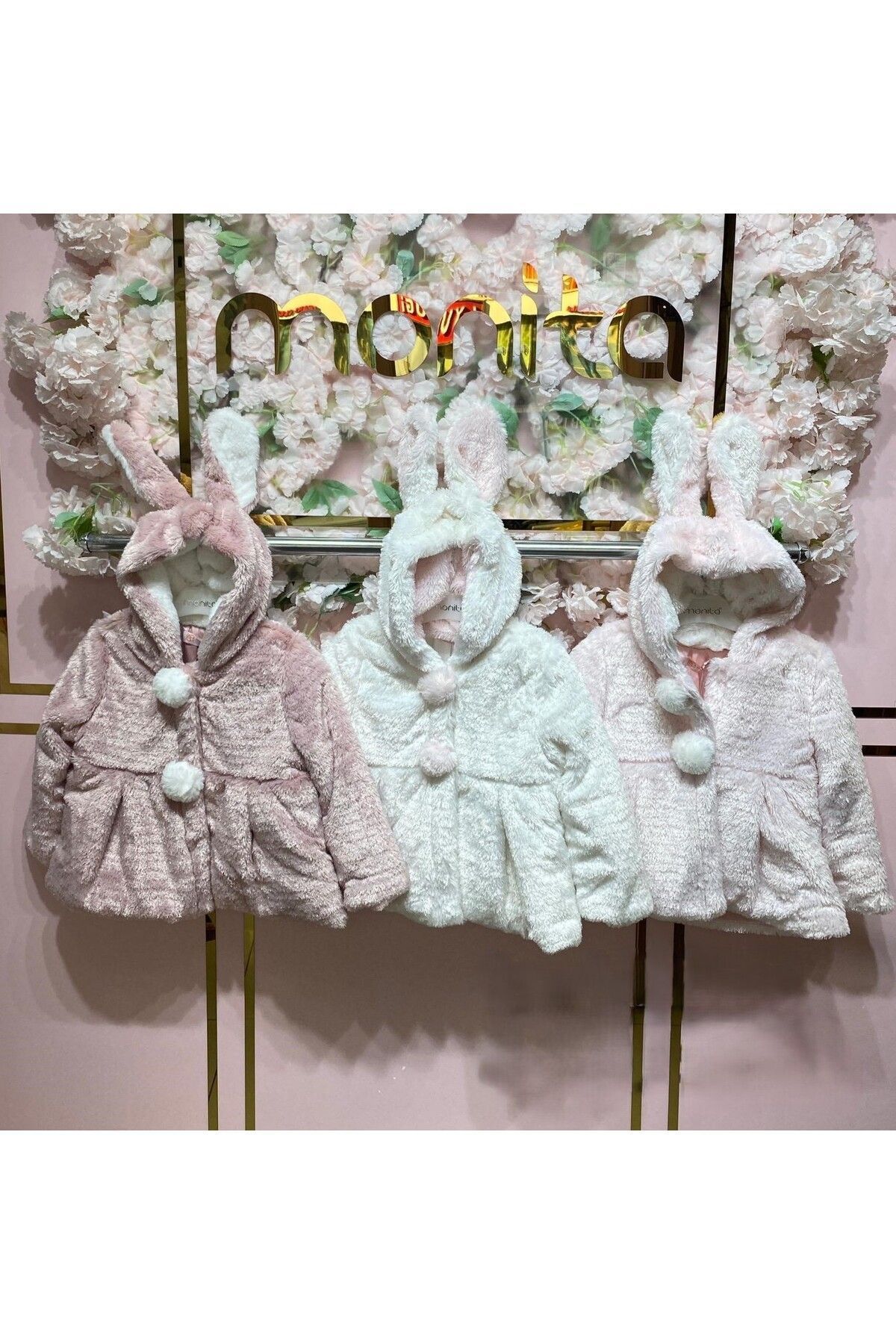 Kız Çocuk Peluş Mont