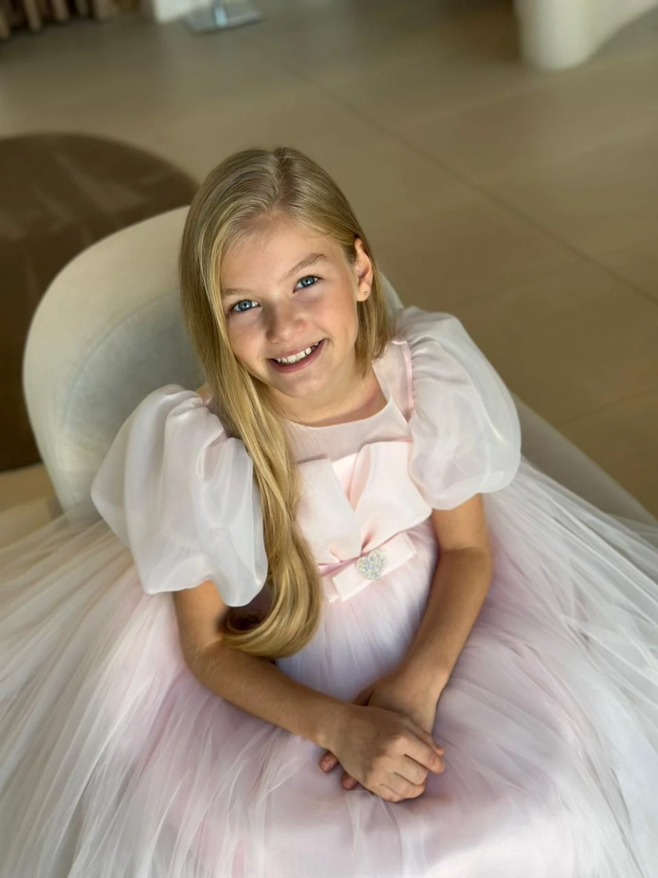 Soft Bloom Organze Kol Elbise