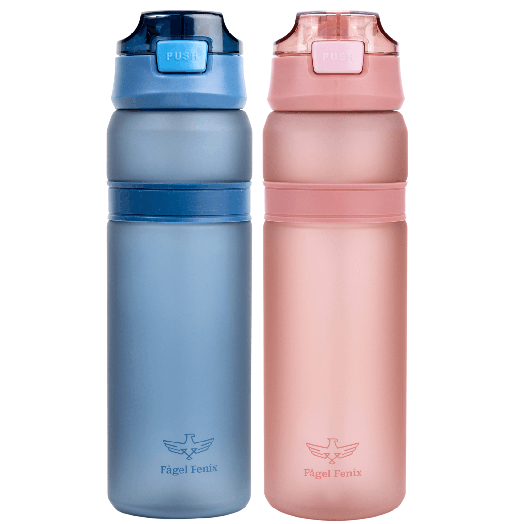 Gentian Matte 850 ml & Balas Ruby Matte 850 ml 2in1 Tritan Matara Seti
