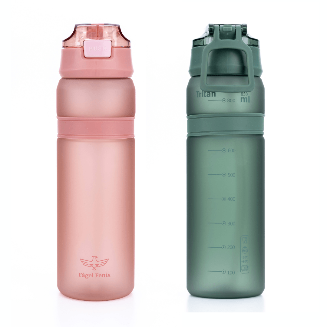 Balas Ruby Matte & Prasinous Matte 2in1 850 ml Tritan Matara Seti