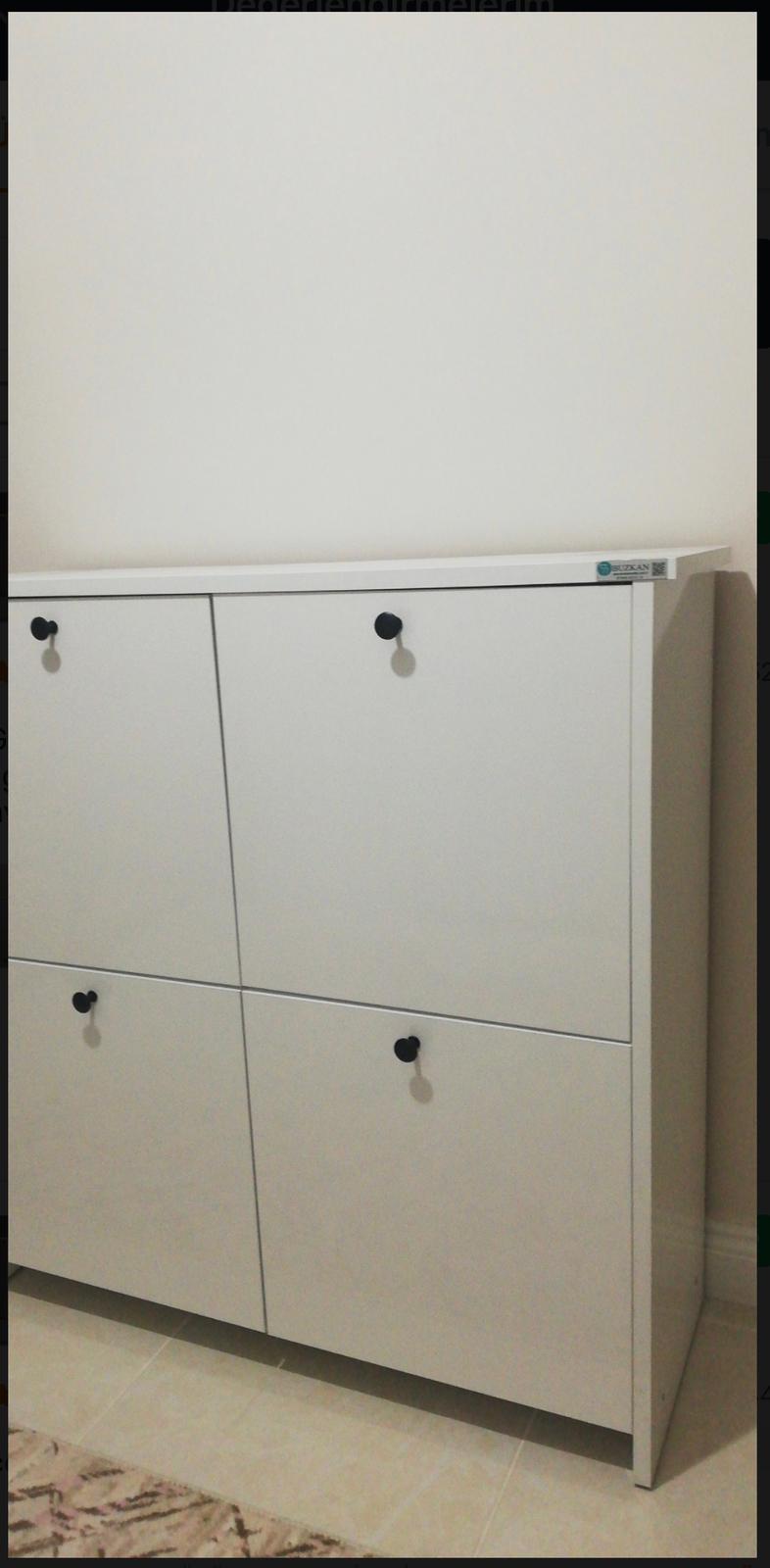 % 100 Mdf lam Beyaz Cube (üstü Beyaz) Ayakkabılık Country Yeni Cubeayakkblk