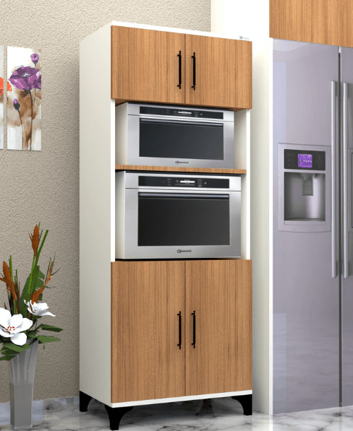 Buzkan Mobilya % 100 Mdf Fırın ve Mikrodalga Dolabı