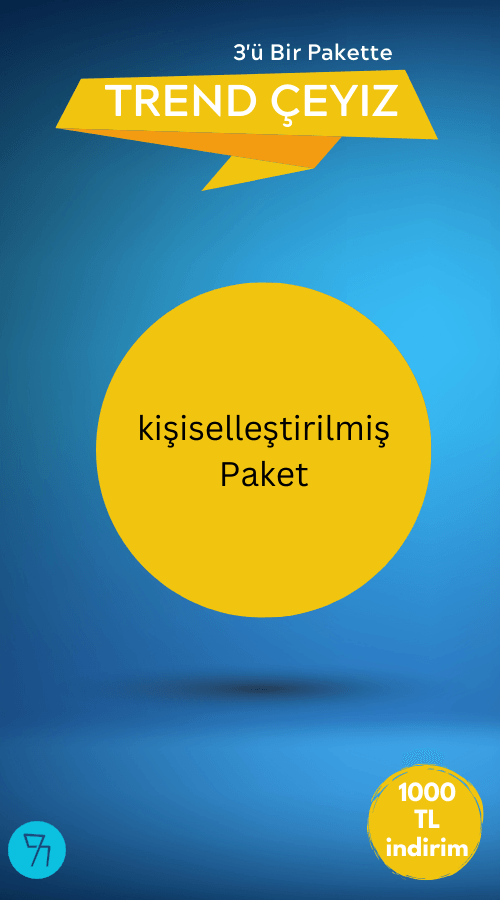 3'lü Çeyiz Paketi Özel Grup (Özel Üretim)