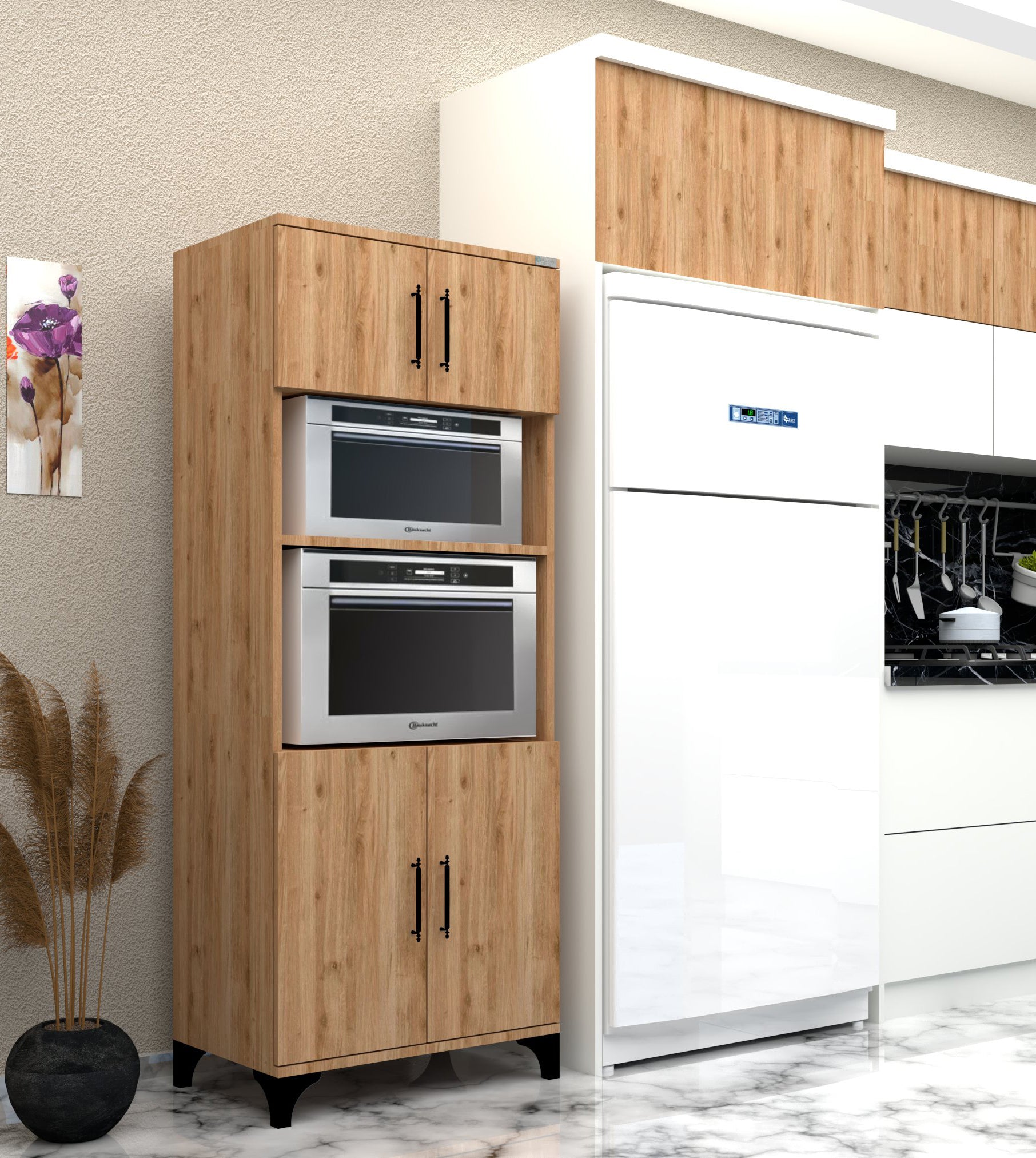 %100 Mdf Fırın Ve Mikro Fırınlık Falez