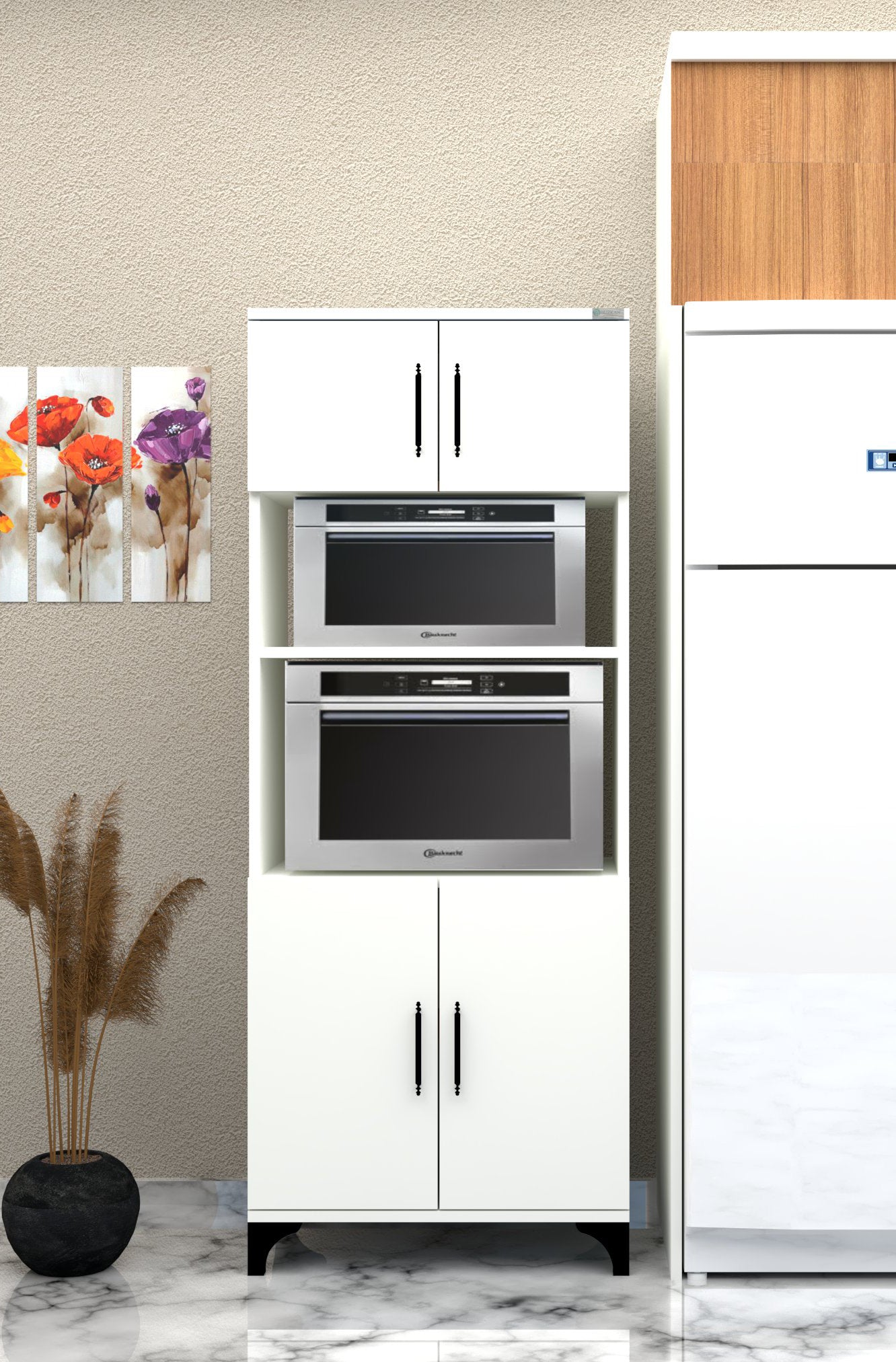 % 100 Mdf Lam Çok Amaçlı Dolap, Fırın Ve Mikro Fırınlık Fırınmikro