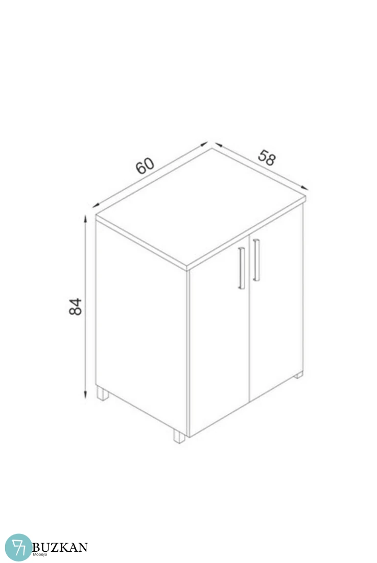 Buzkan %100 Mdf Lam Pratico Solo Ocak Modülü
