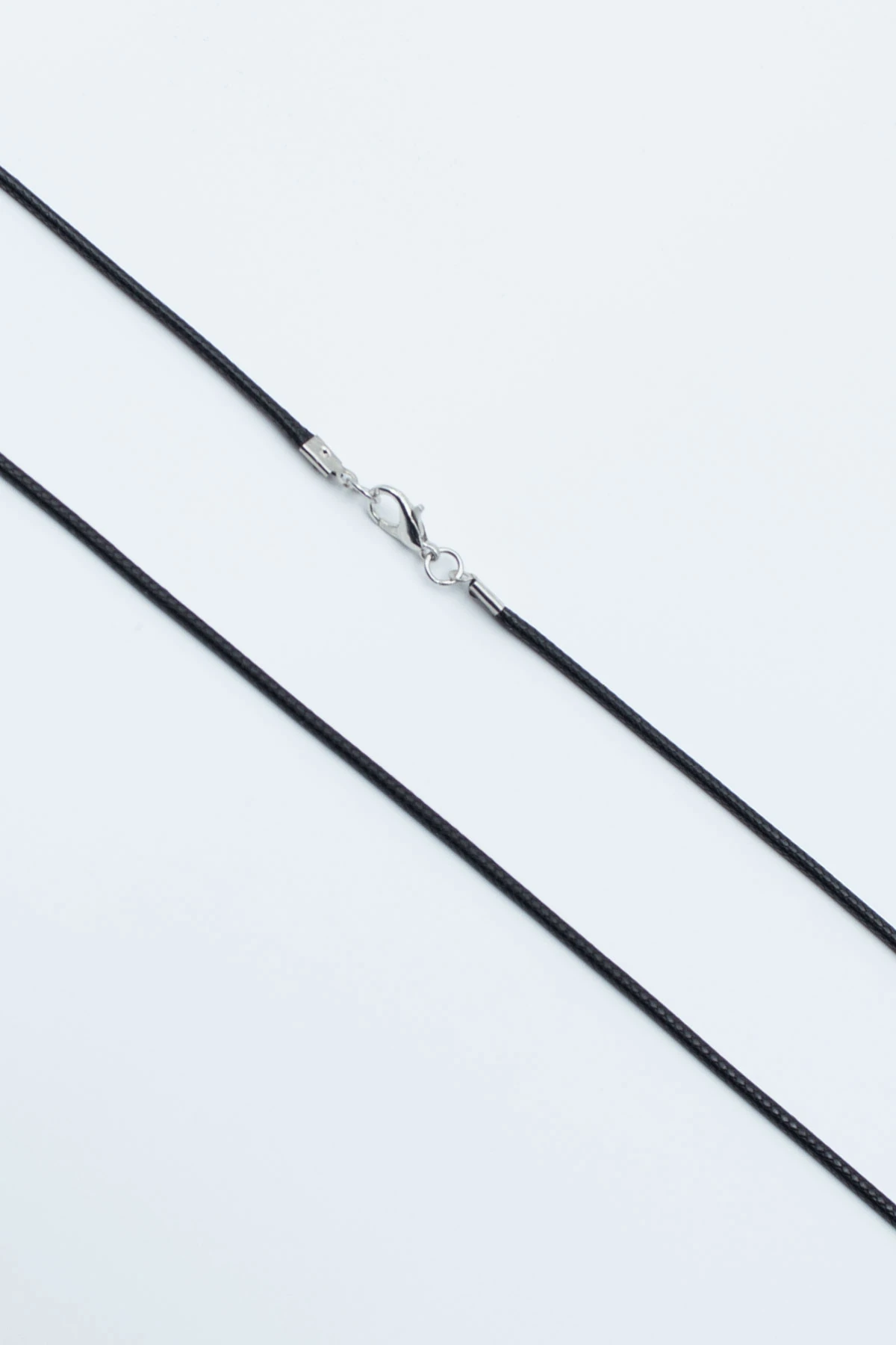 Roma Parası Sikke Kolye - Gümüş ( Silver ) Renk - 60 cm Deri İp Kolye