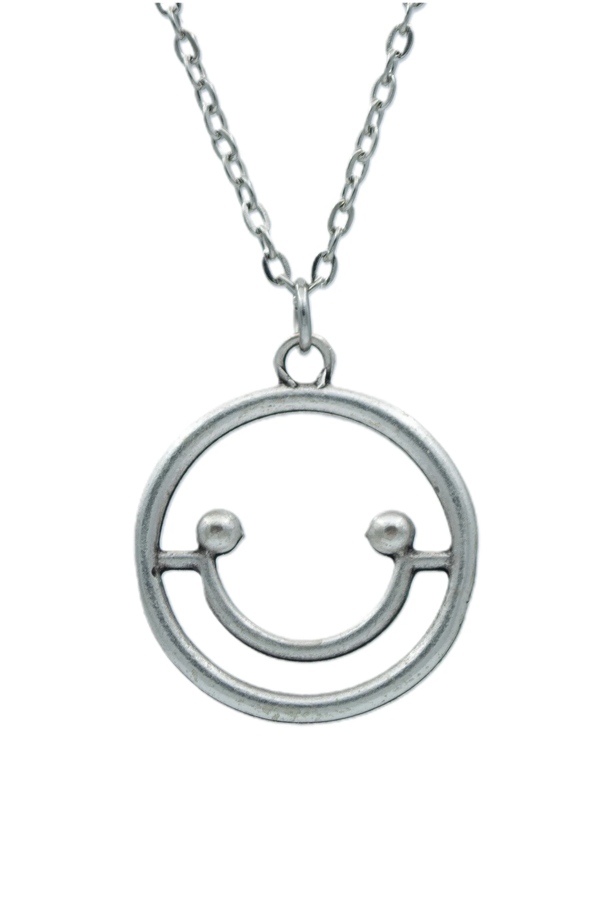 3'lü Gülen Surat Smile Nirvana Erkek Kadın Kolye Seti