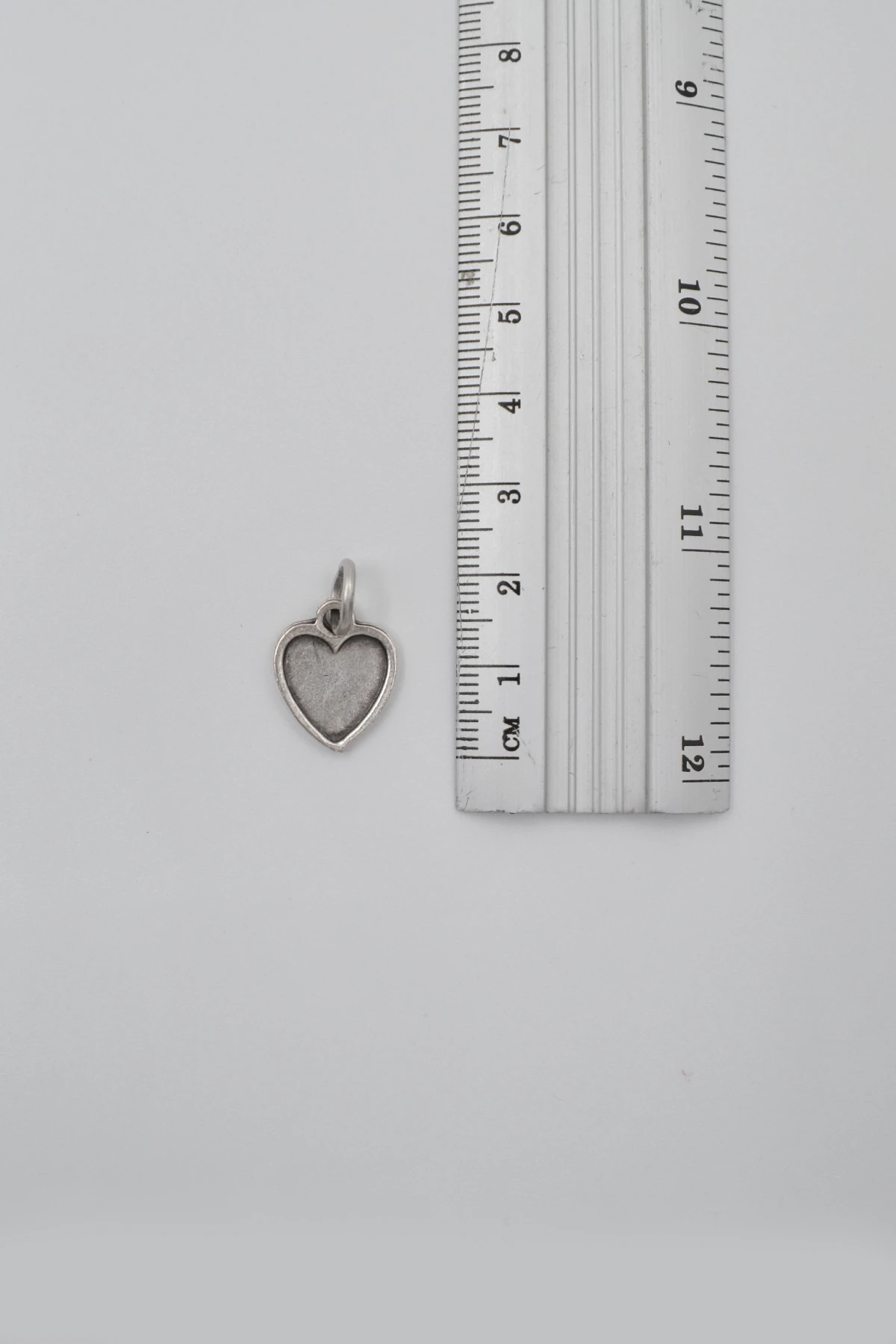 Minimalist Kalp Örme Zincir Kolye - Antik Gümüş Kaplama - Kadın Erkek - 60 cm