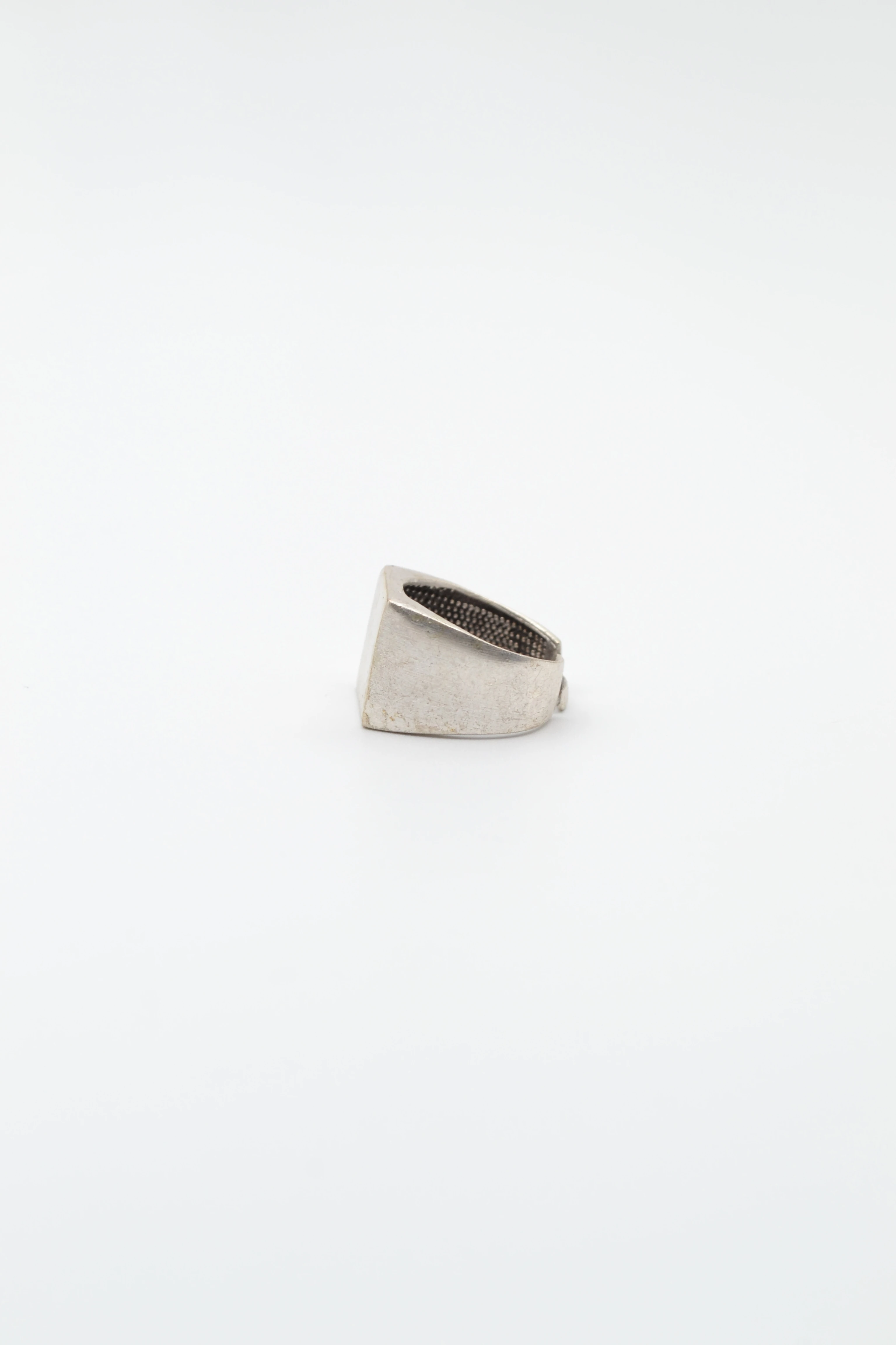 Kare Gümüş Kaplama Ayarlamalı Kadın Yüzük