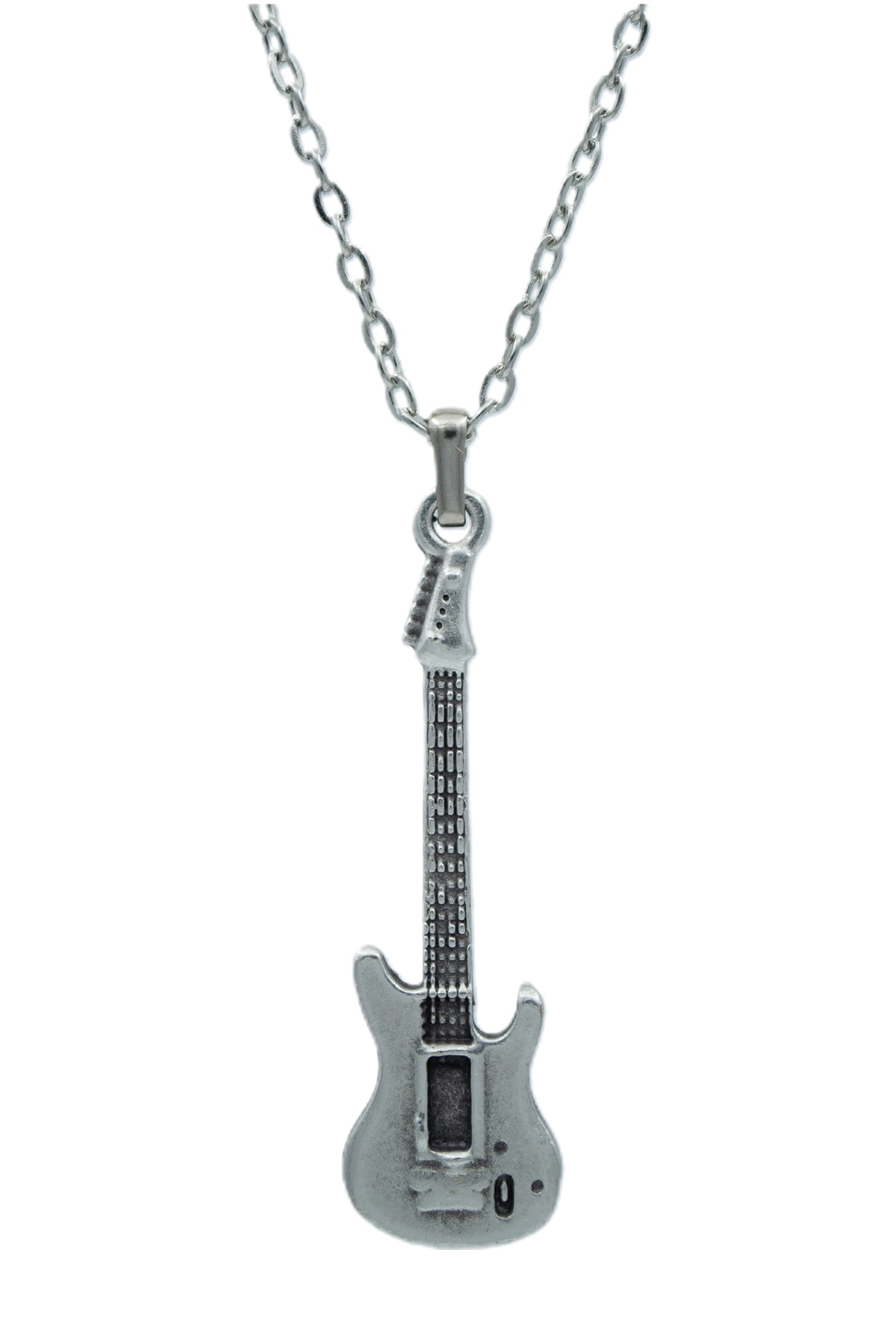 3'lü Klasik Elektron Gitar Kuru Kafa Gitar Erkek Kadın Kolye Seti