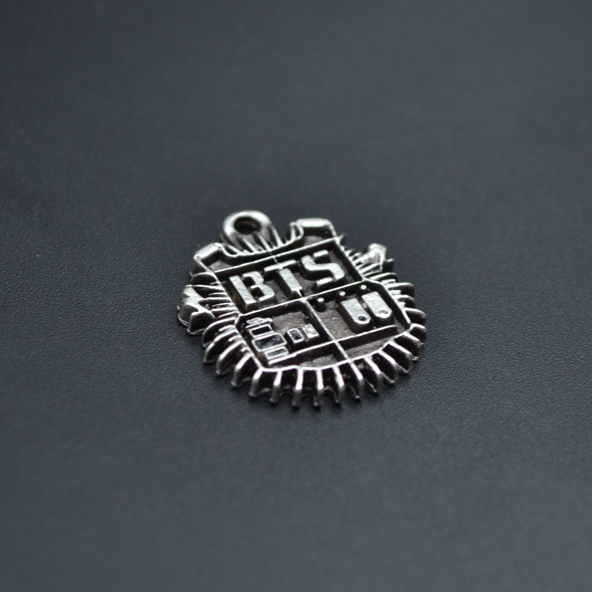 Minimal BTS Army Kolye Ucu - Gümüş ( Silver ) Renk