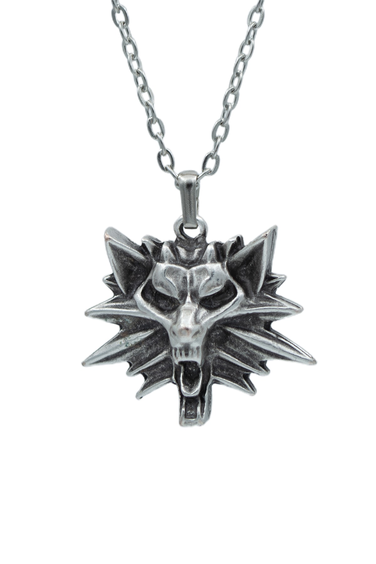 3'lü The Witcher Kurt Anubis ve Buffalo - Boğa Erkek Kadın Kolye Seti