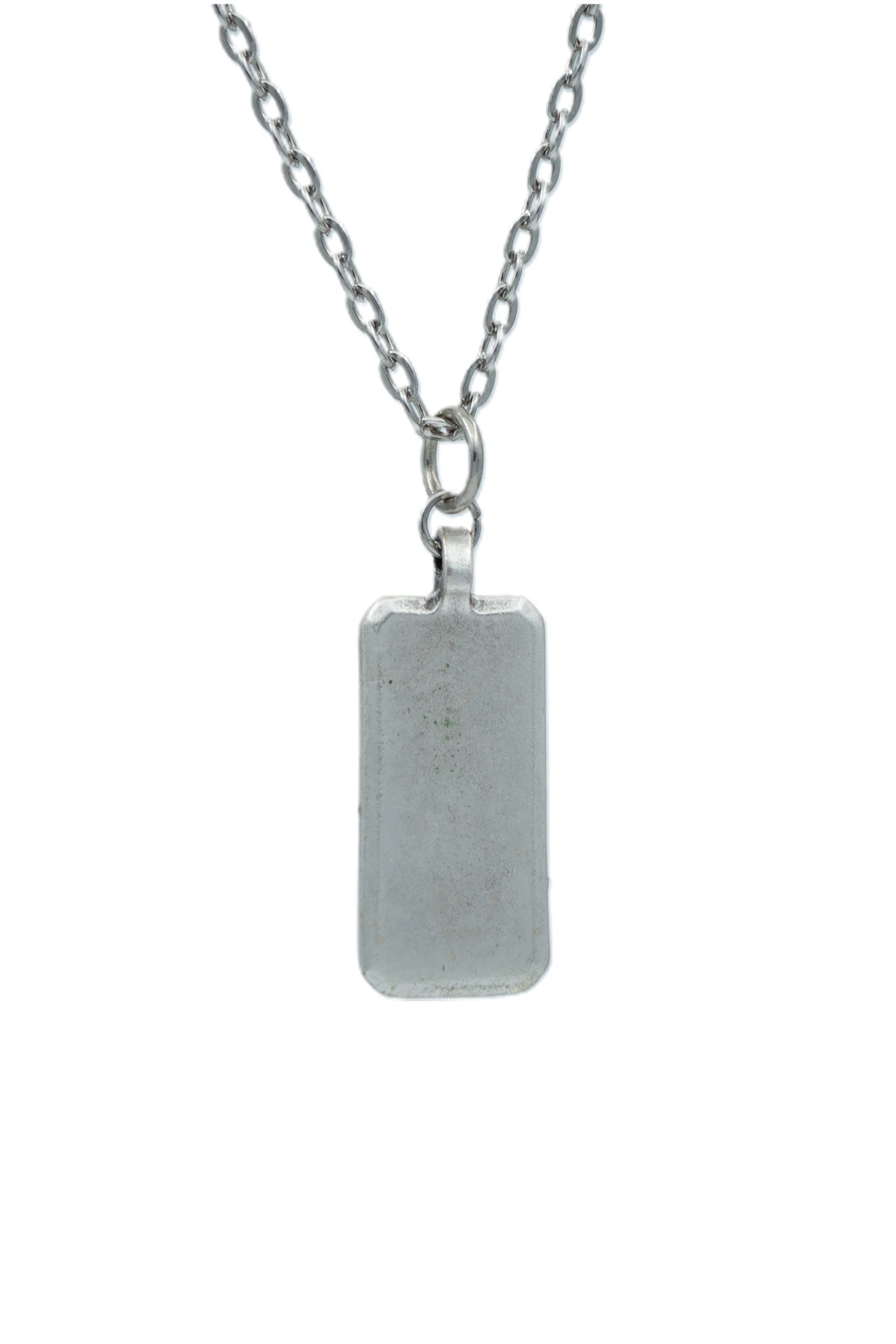 3'lü Dikdörtgen Sallantılı Üçgen Geometrik Erkek Kadın Kolye Seti