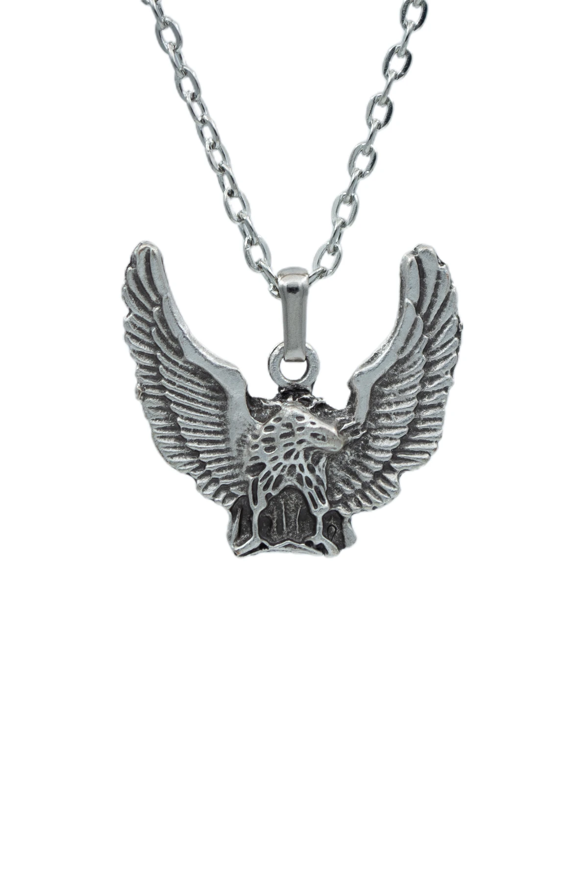 2'li Kuş Tüyü - Kartal Erkek Kadın Kolye Seti