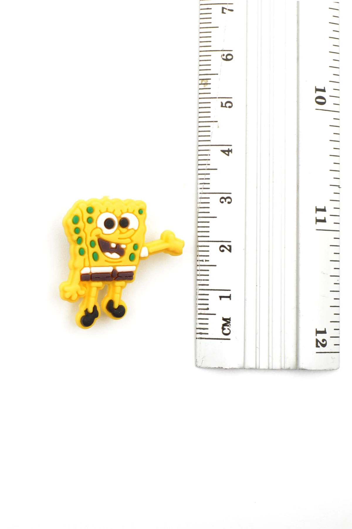 Sünger Bob Kare Şort Karakteri Terlik Süsü - 3D Terlik Süsü Figürü