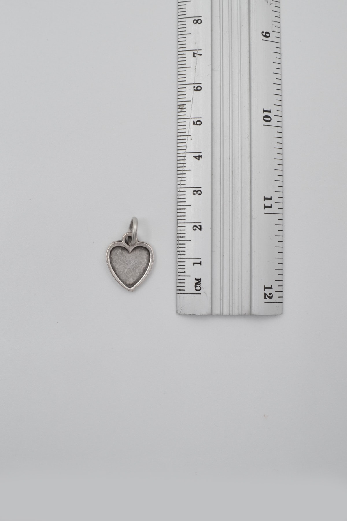 Minimalist Kalp Kolye Ucu - Gümüş ( Silver ) Renk