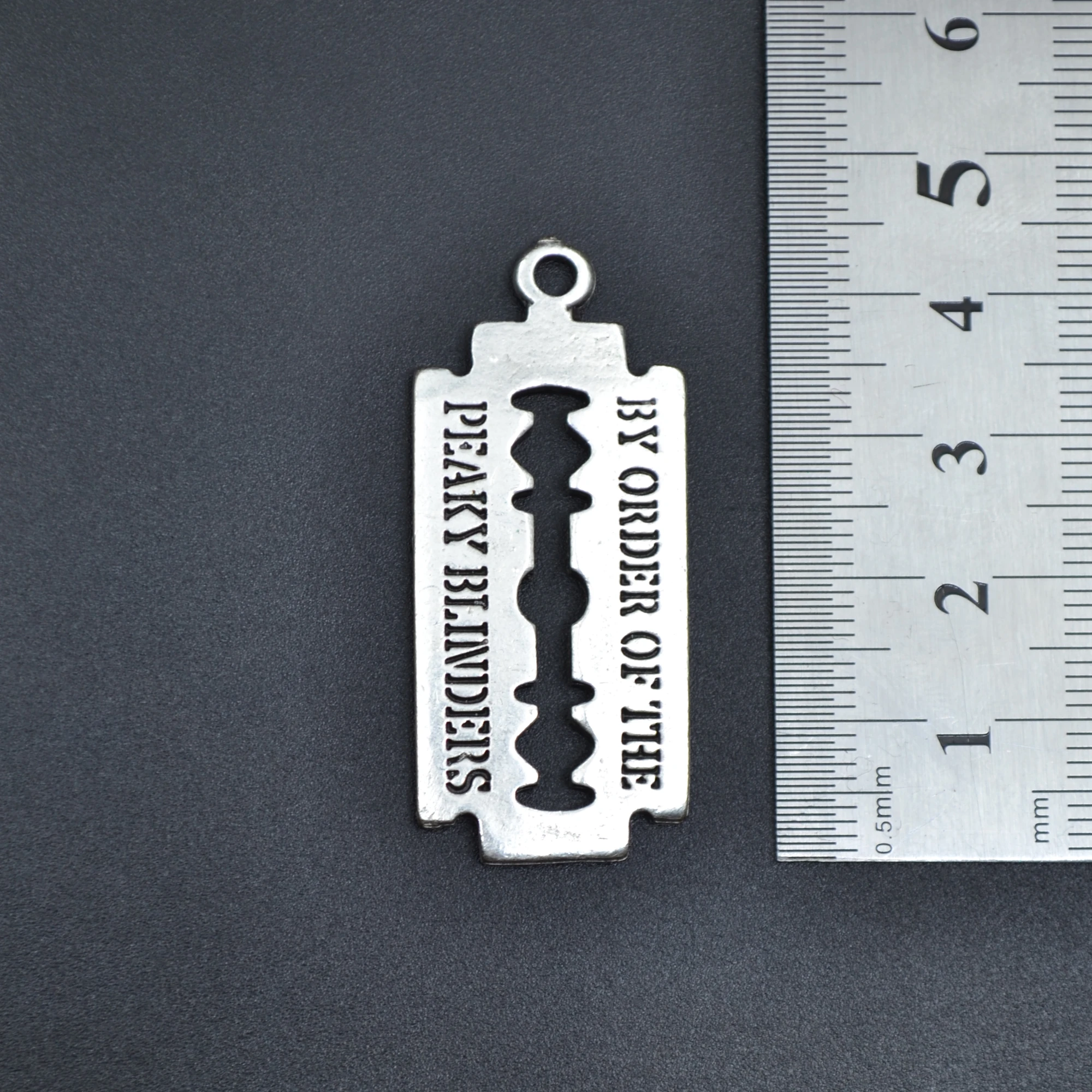 Peaky Blinders Jilet Kolye Ucu - Gümüş ( Silver ) Renk