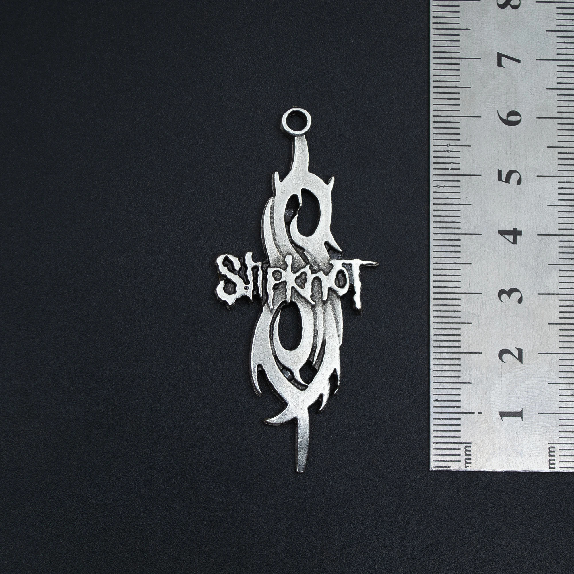 Slipknot Kolye Ucu - Gümüş ( Silver ) Renk