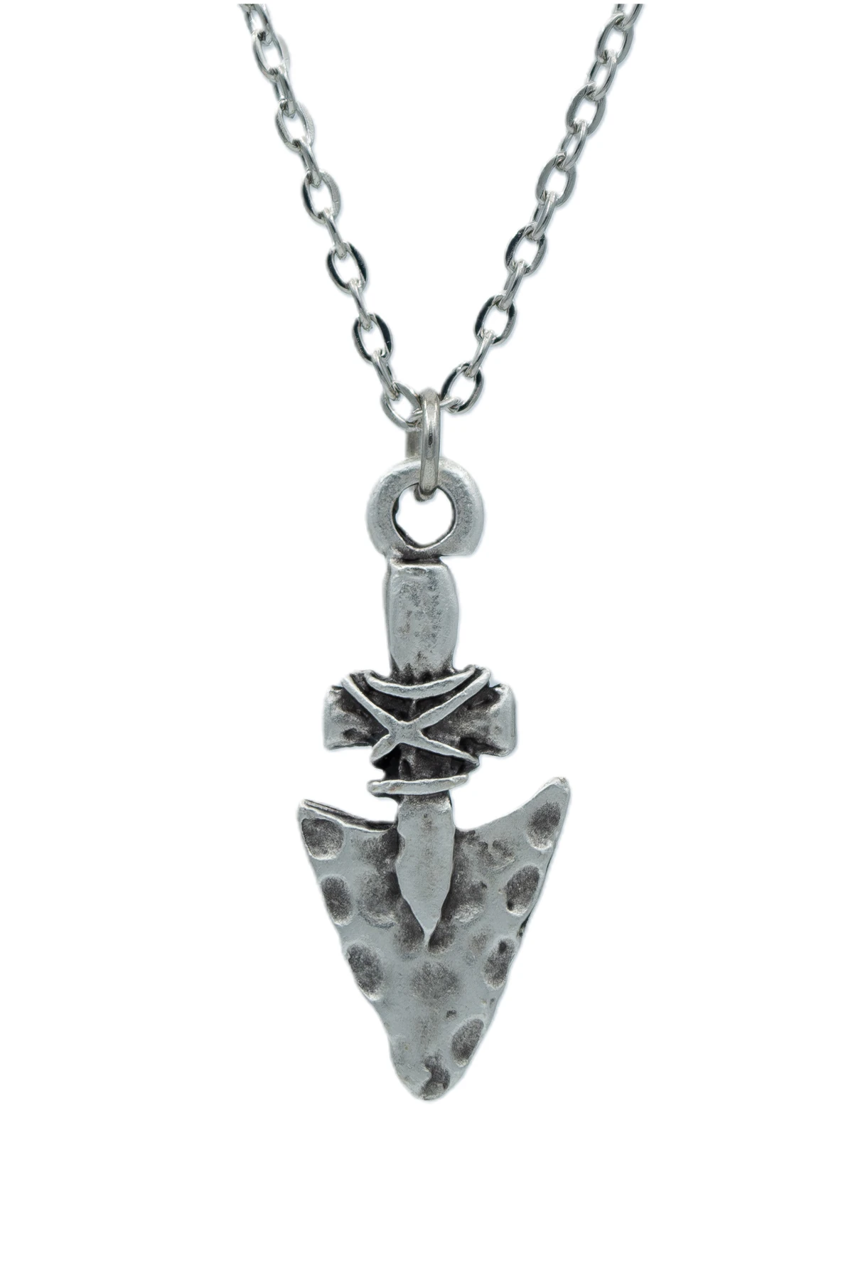 3'lü Antik Ok Ucu Triagle Desenli Ok Ucu Erkek Kadın Kolye Seti