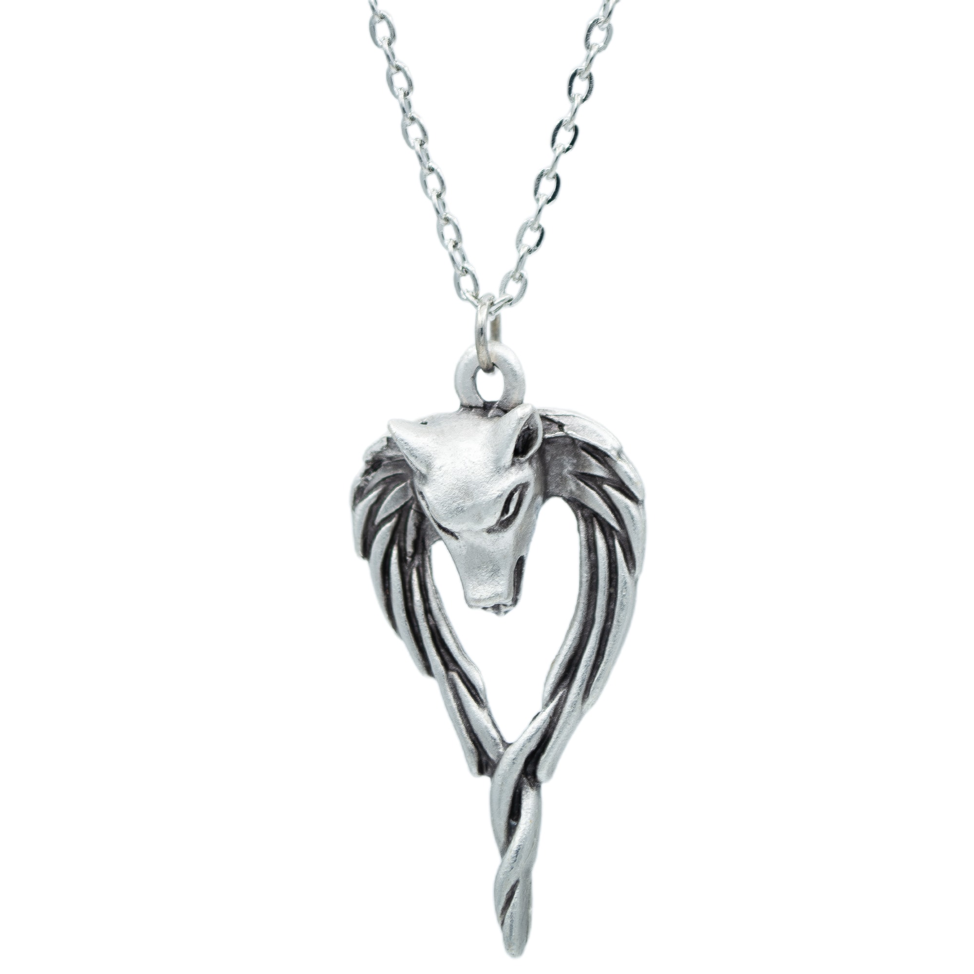 Anubis Ölüm Ve Ceza Tanrısı Kolye - Gümüş ( Silver ) Renk - 60 cm Düz Ezme Zincir Kolye