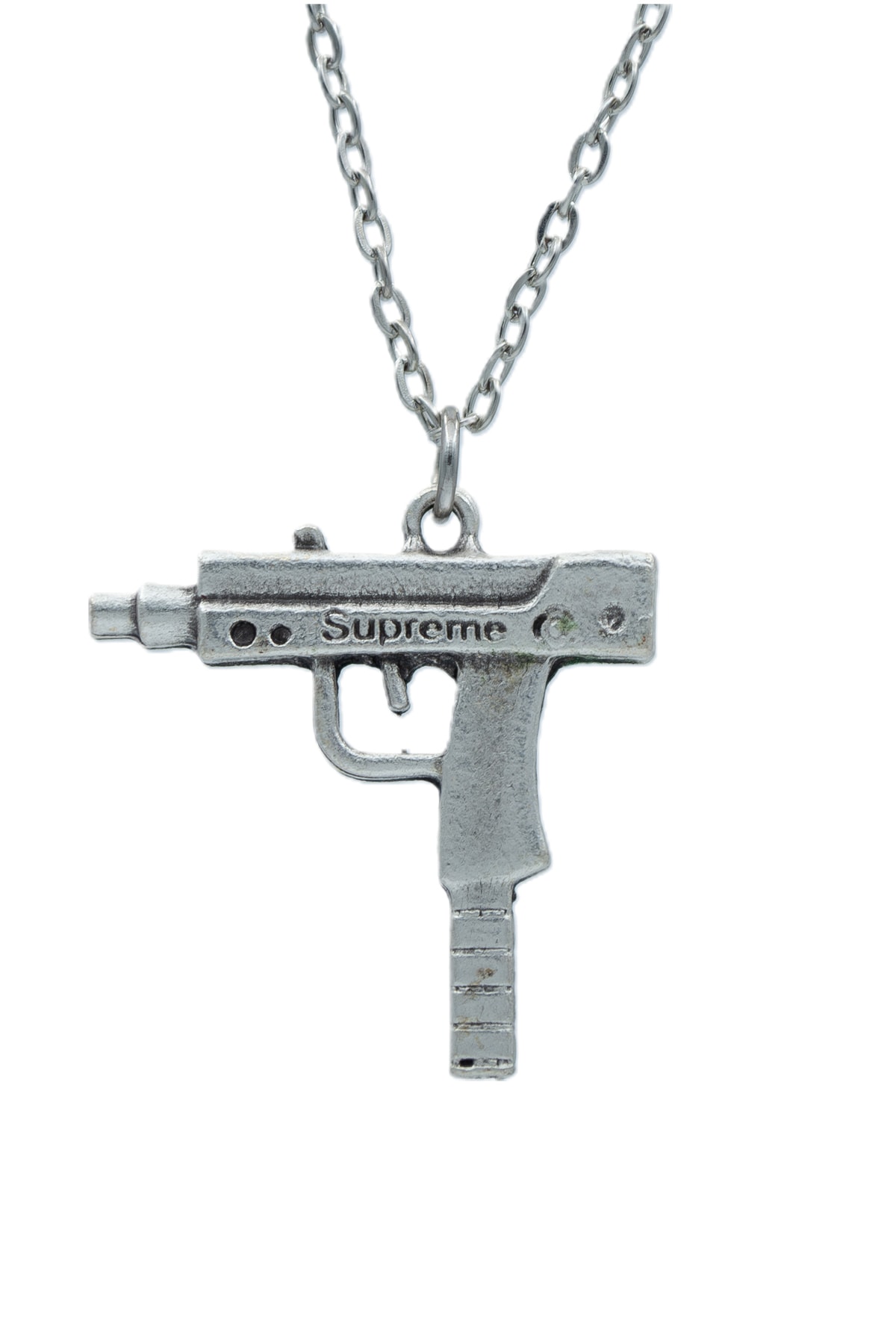 3'lü Muşta M4 Silah Uzi Erkek Kadın Kolye Seti