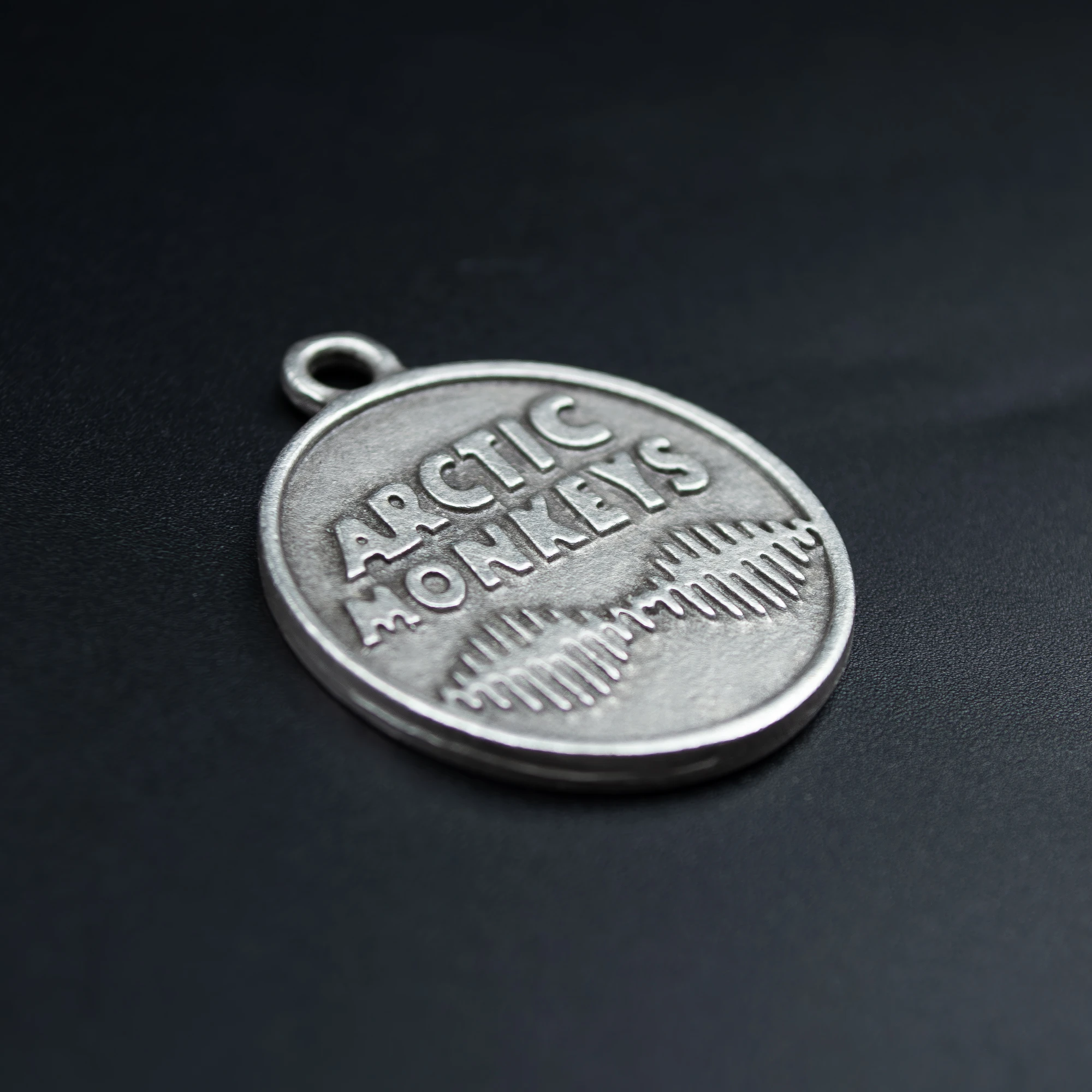 Arctic Monkeys Kolye - Gümüş ( Silver ) Renk - 60 cm Düz Ezme Zincir Kolye