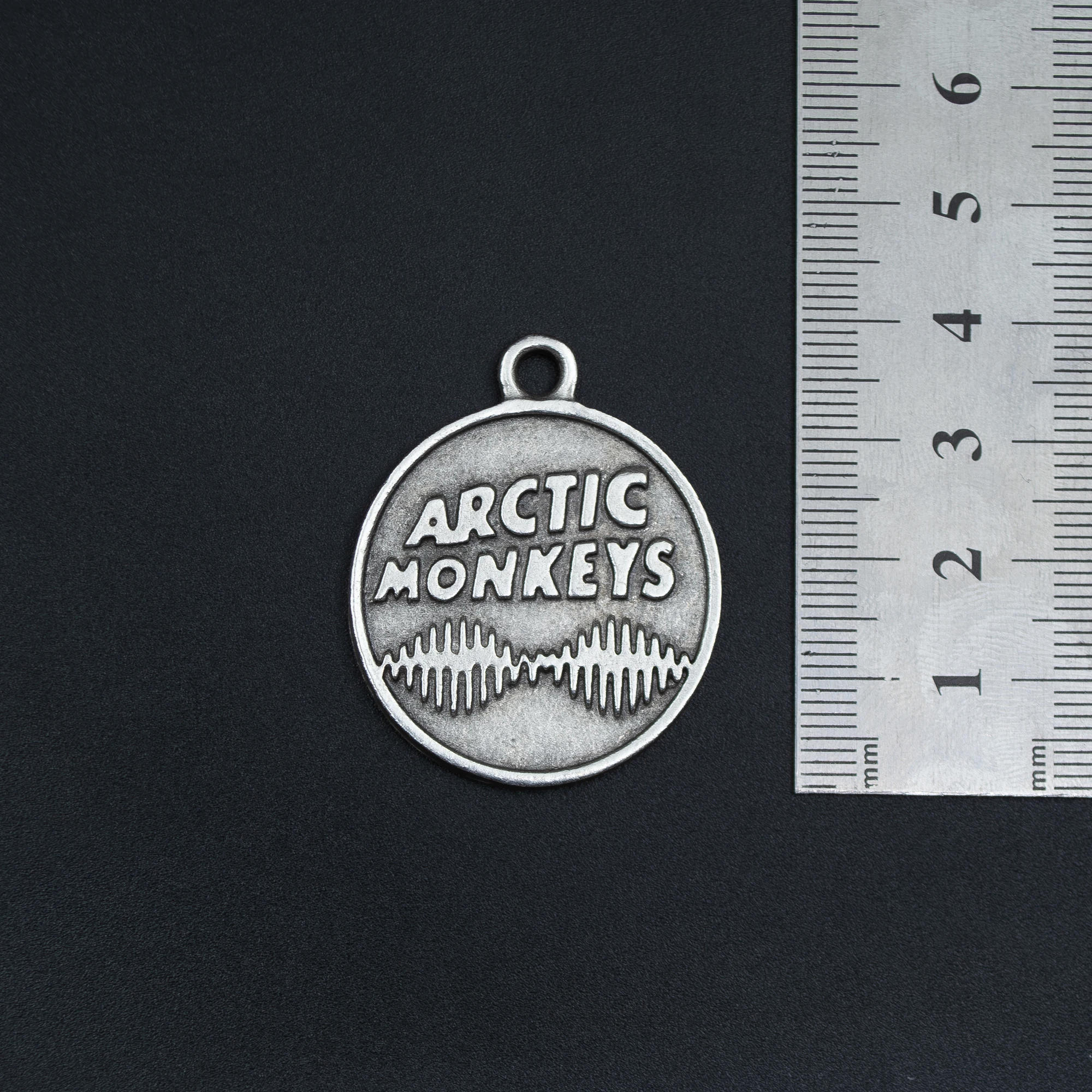 Arctic Monkeys Kolye - Gümüş ( Silver ) Renk - 60 cm Düz Ezme Zincir Kolye