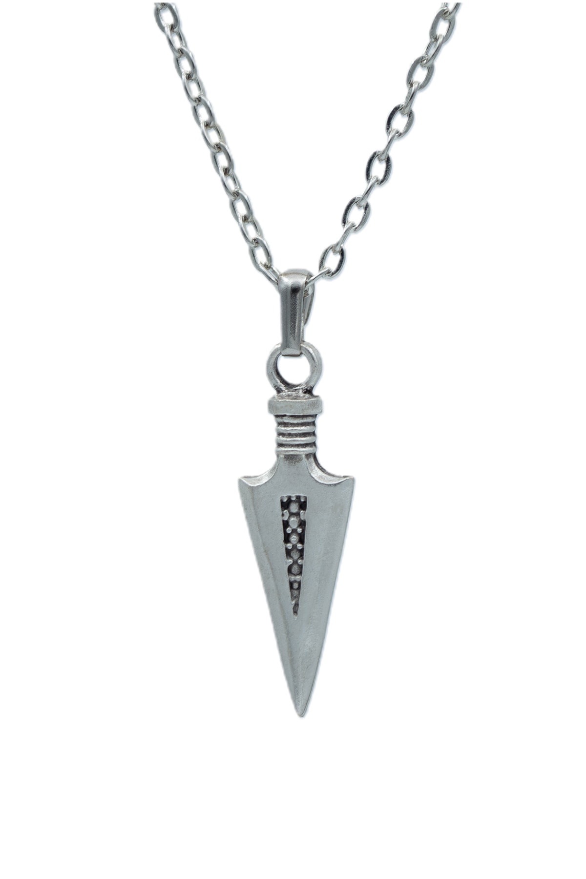 3'lü Çubuk Düz Bar Geometrik Küp Triagel Ok Ucu Erkek Kadın Kolye Seti