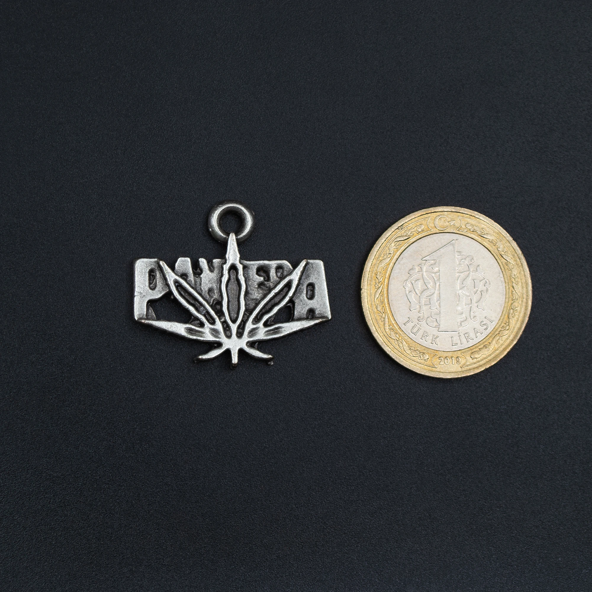 Pantera Kolye Ucu - Gümüş ( Silver ) Renk