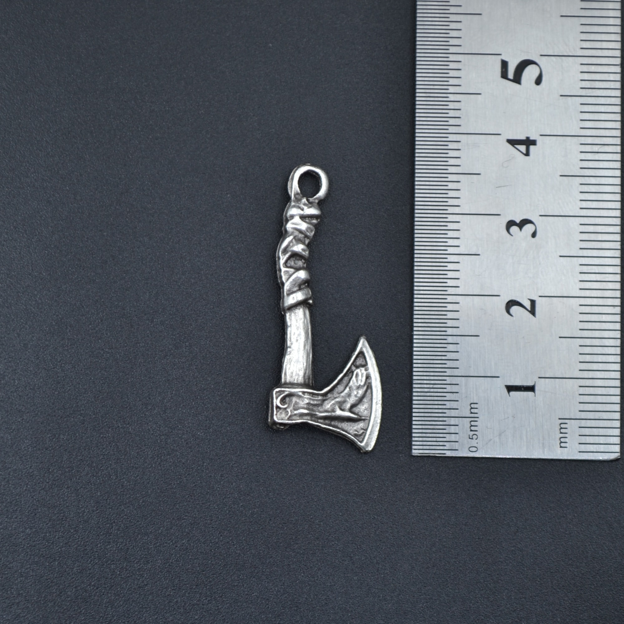 Viking Balta Kolye Ucu - Gümüş ( Silver ) Renk