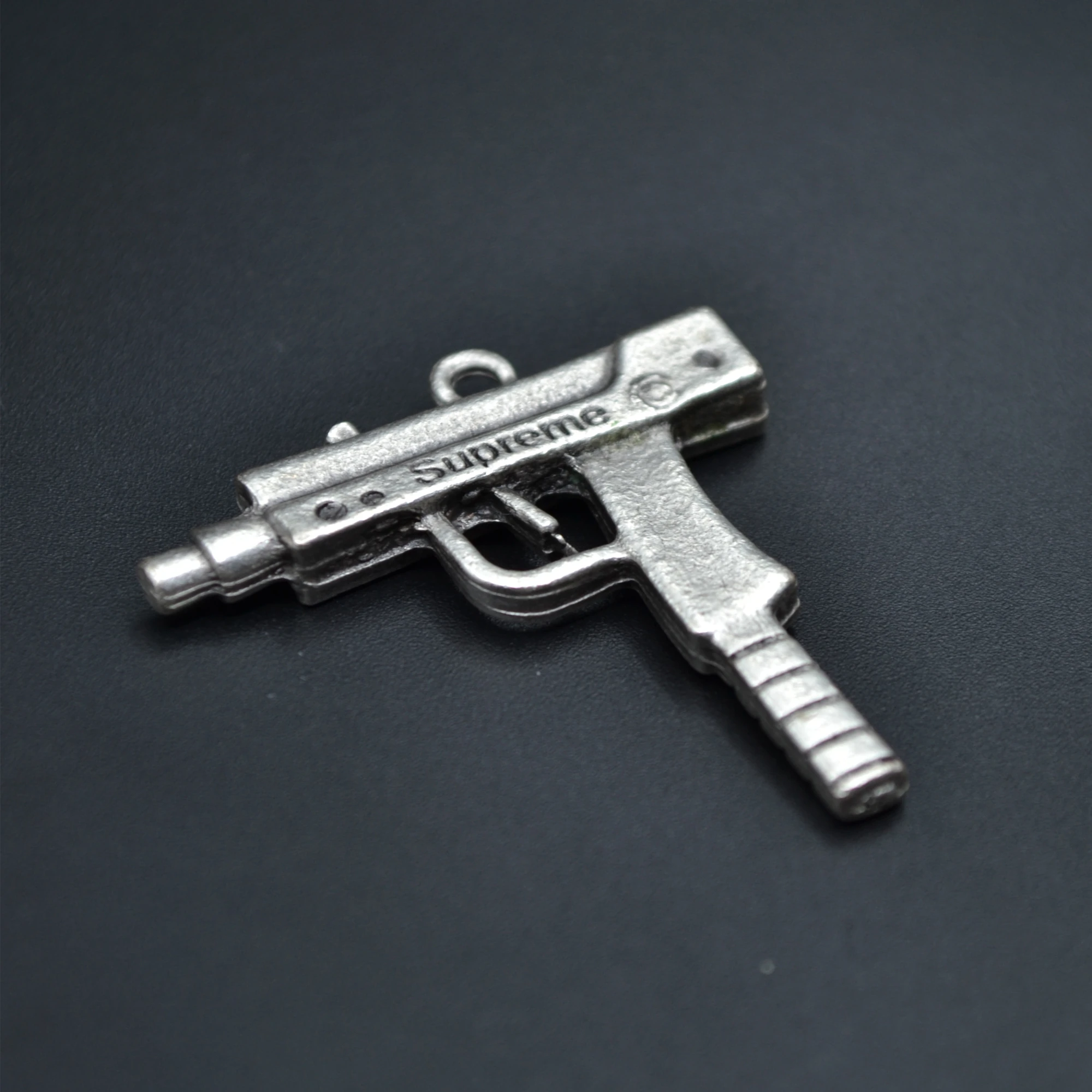 Uzi Kolye Ucu - Gümüş ( Silver ) Renk