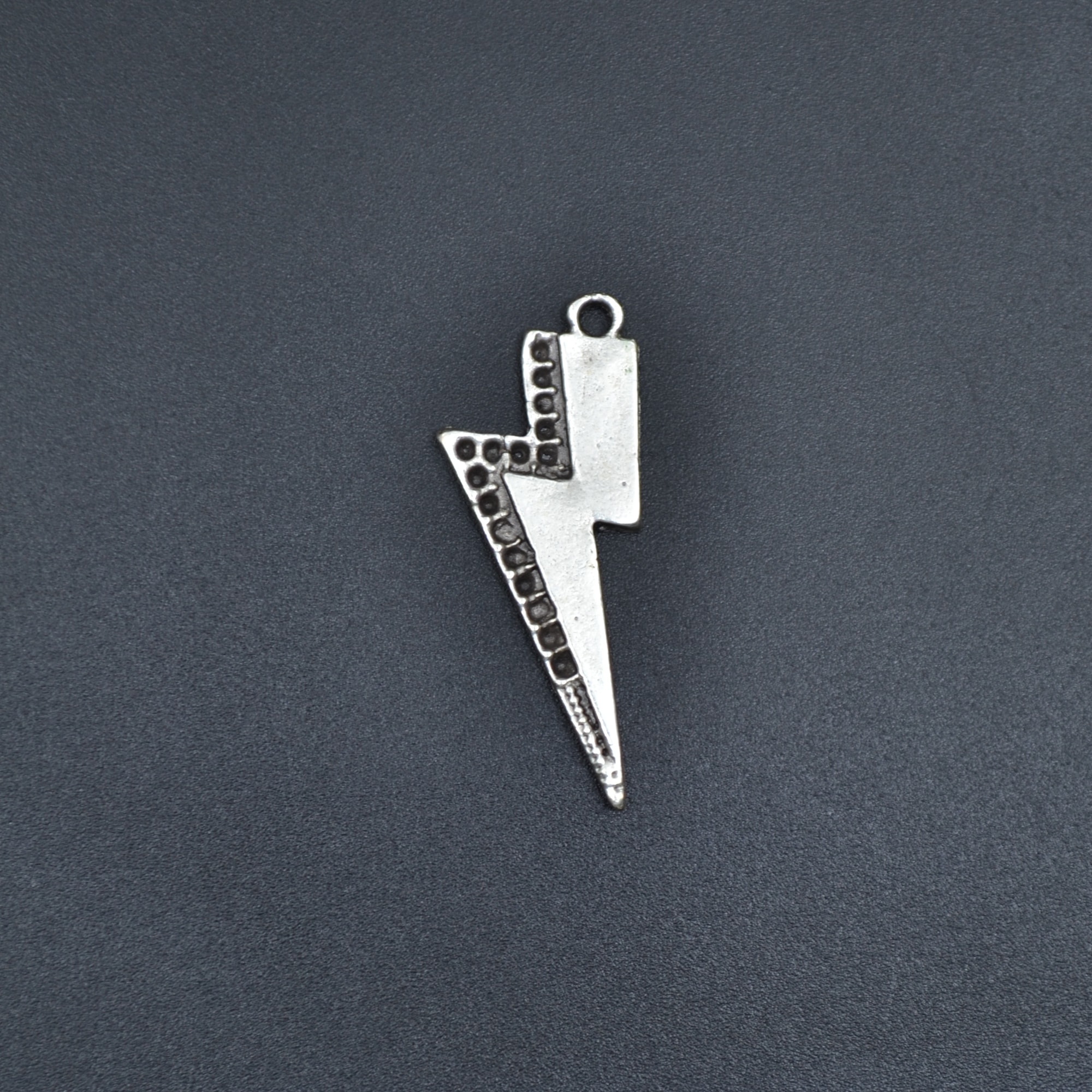 Şimşek - Flash Kolye Kolye - Gümüş ( Silver ) Renk - 60 cm Düz Ezme Zincir Kolye