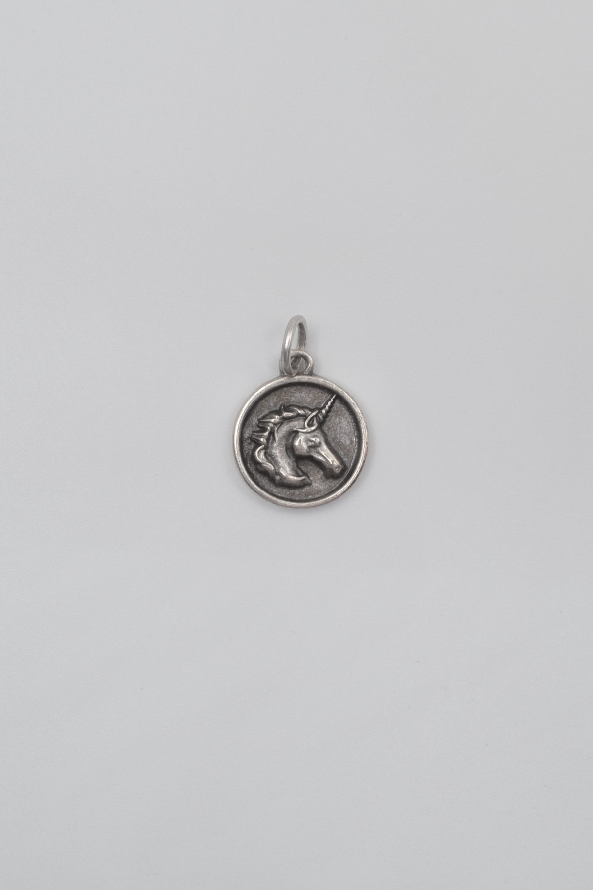 Unicorn - Tekboynuz Kolye Ucu - Gümüş ( Silver ) Renk