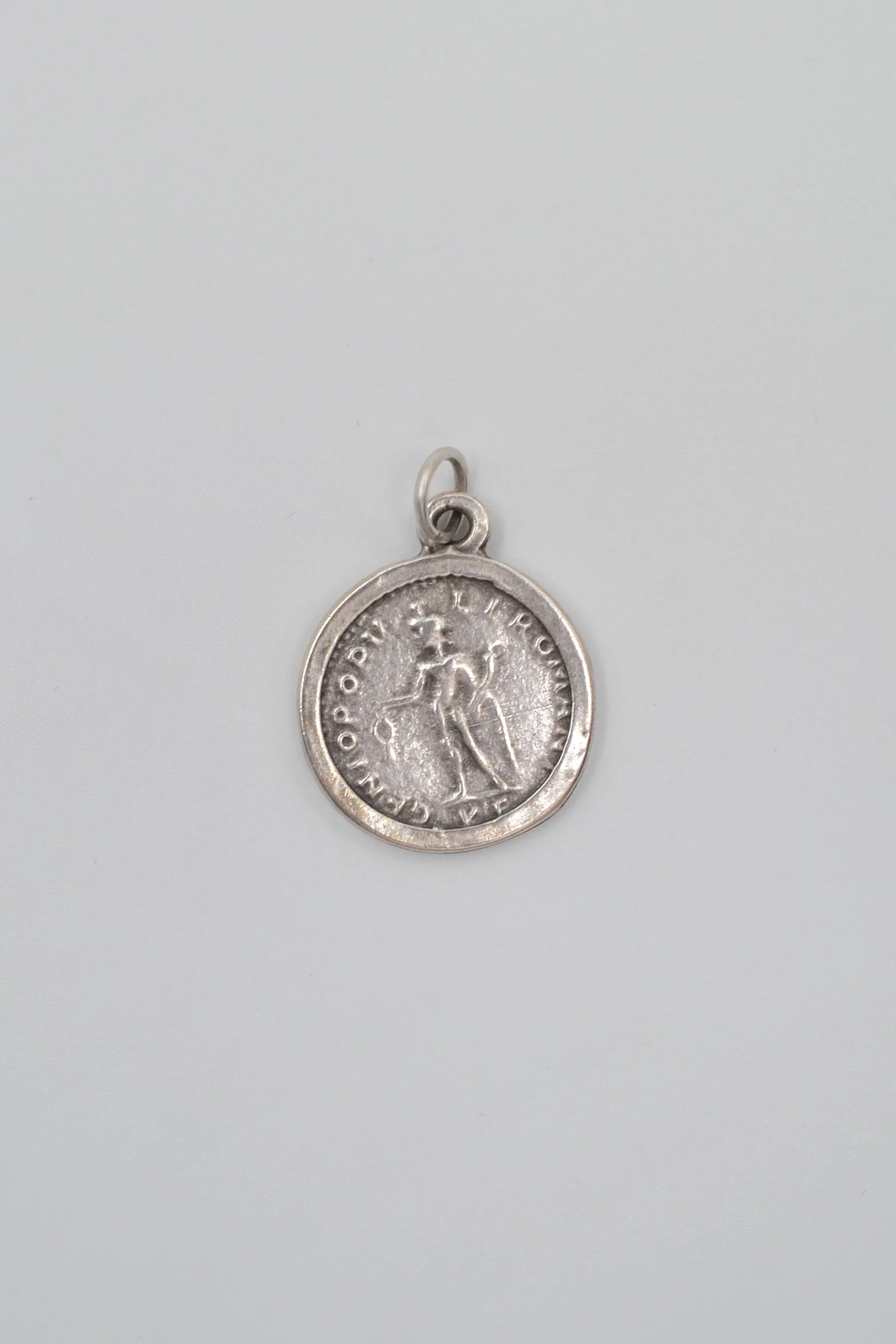 Antik Roma Dönemi Sikke Kolye Ucu - Gümüş ( Silver ) Renk