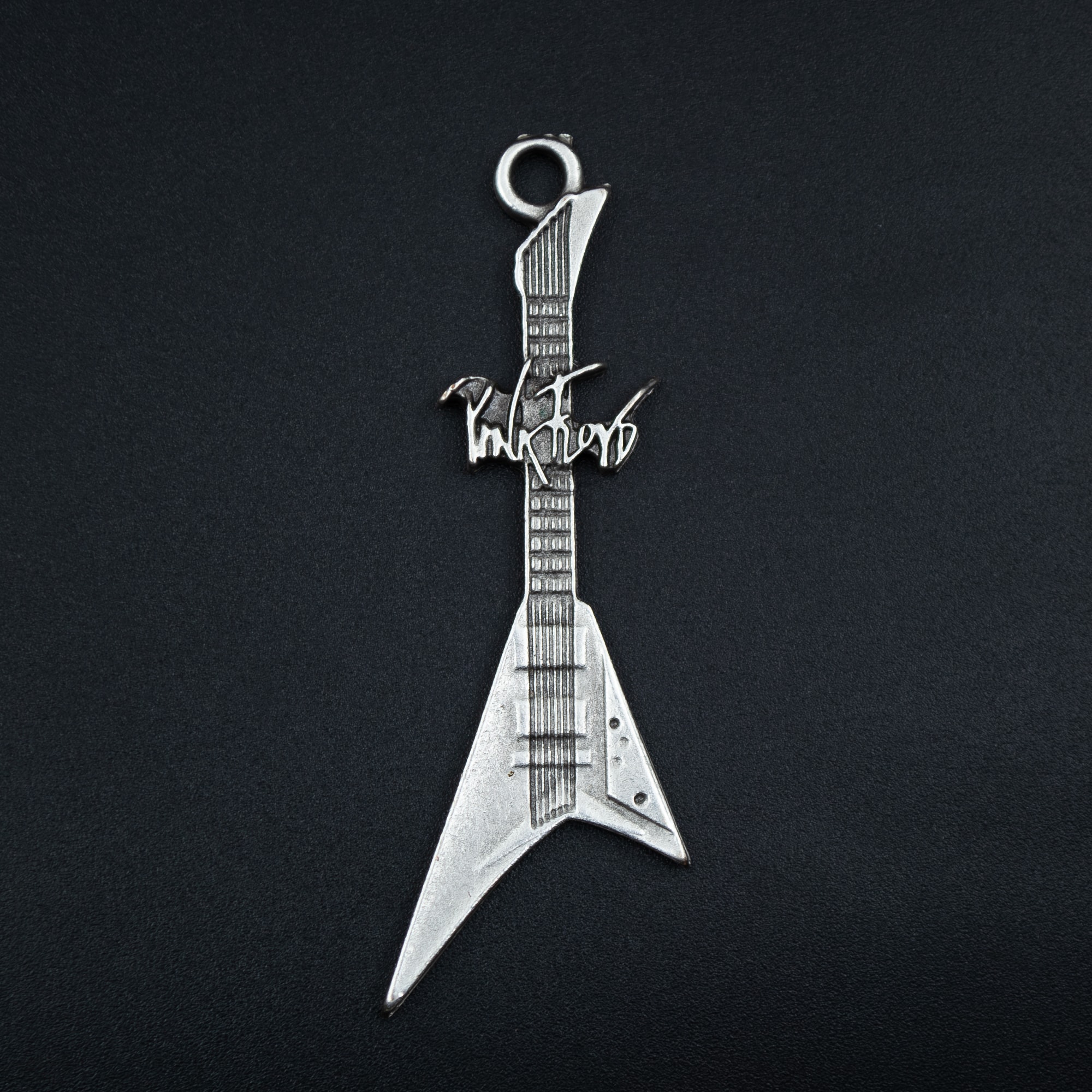 Pink Floyd Elektro Gitar Kolye Ucu - Gümüş ( Silver ) Renk