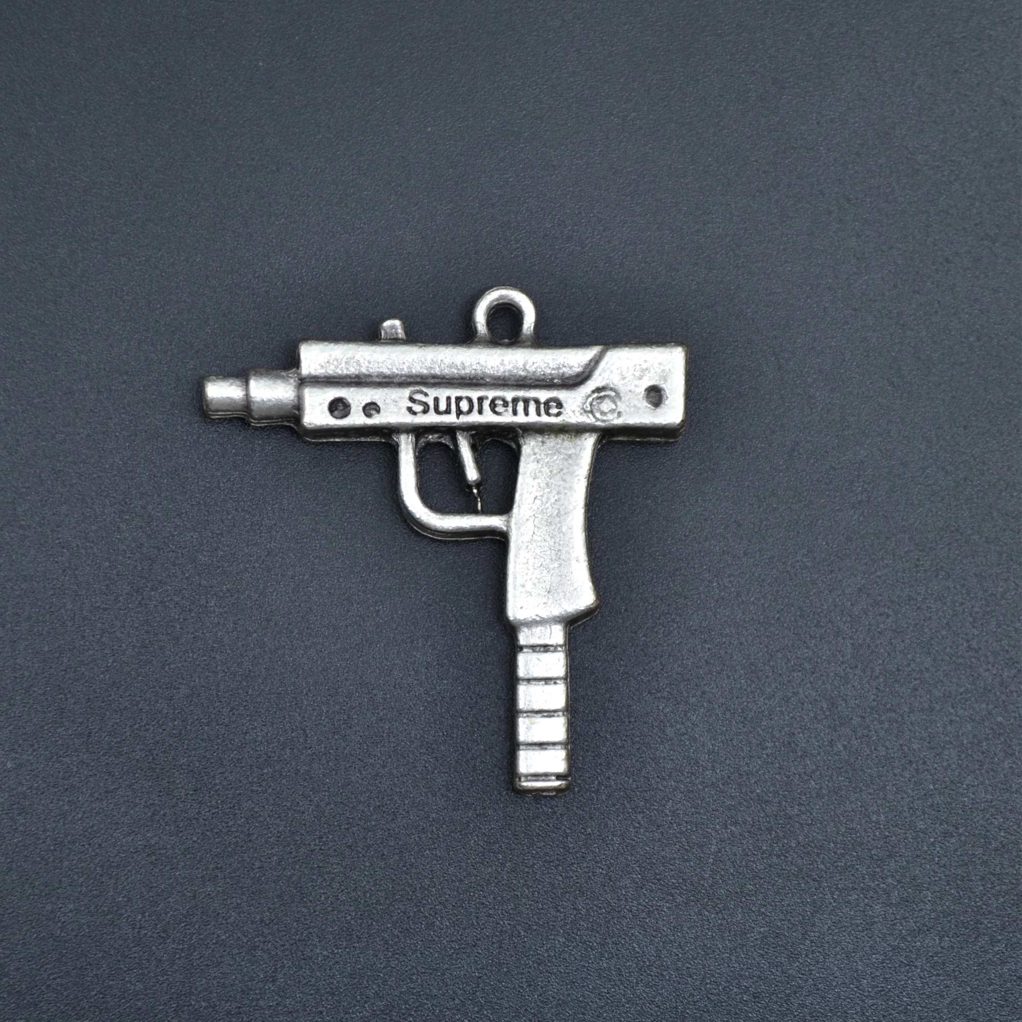 Uzi Kolye Ucu - Gümüş ( Silver ) Renk