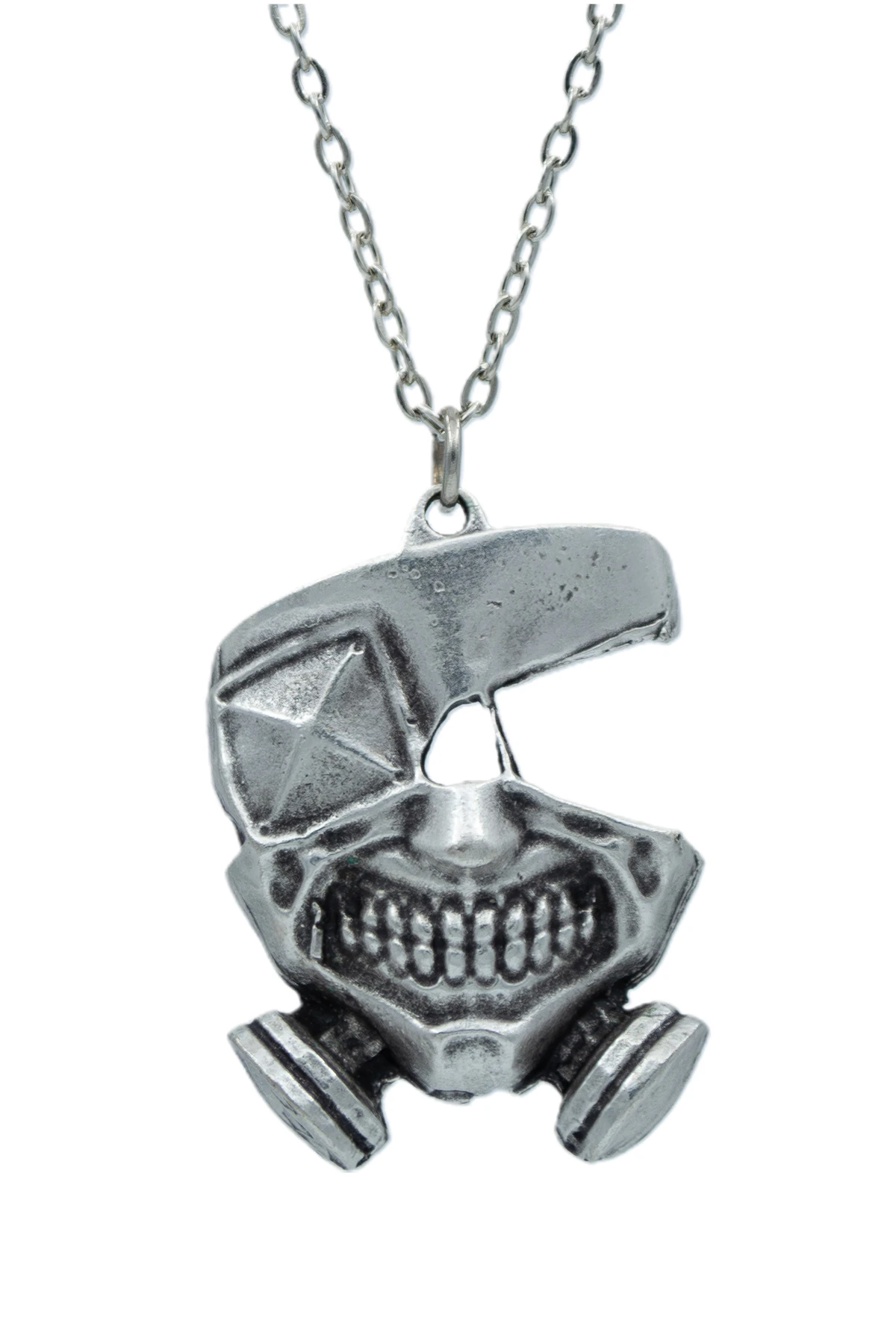 2'li Haç - Gaz Maskesi Tokyo Ghouls Erkek Kadın Kolye Seti