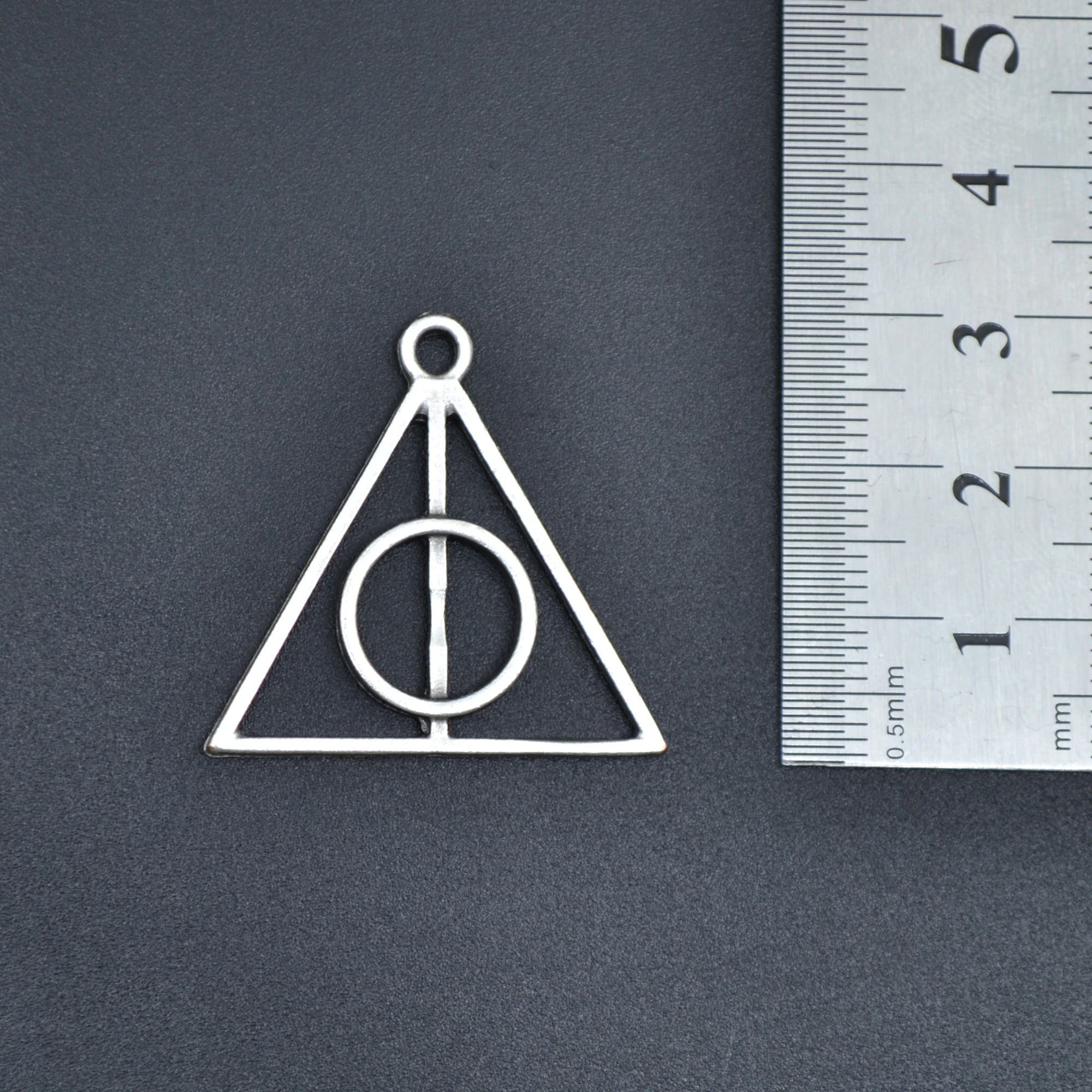 Ölüm Yadigarları Harry Potter Kolye Ucu - Gümüş ( Silver ) Renk