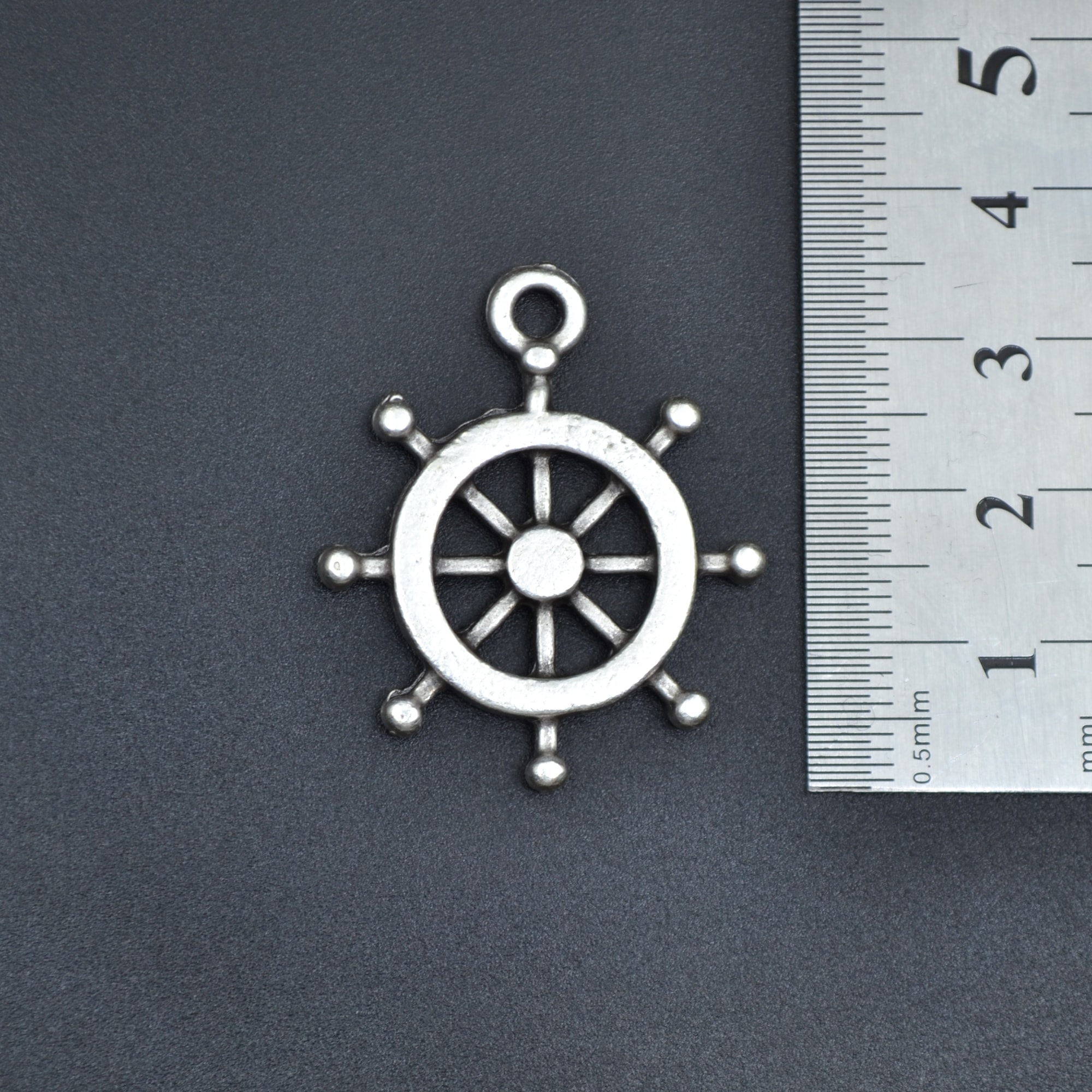 Dümen Kolye Ucu - Gümüş ( Silver ) Renk