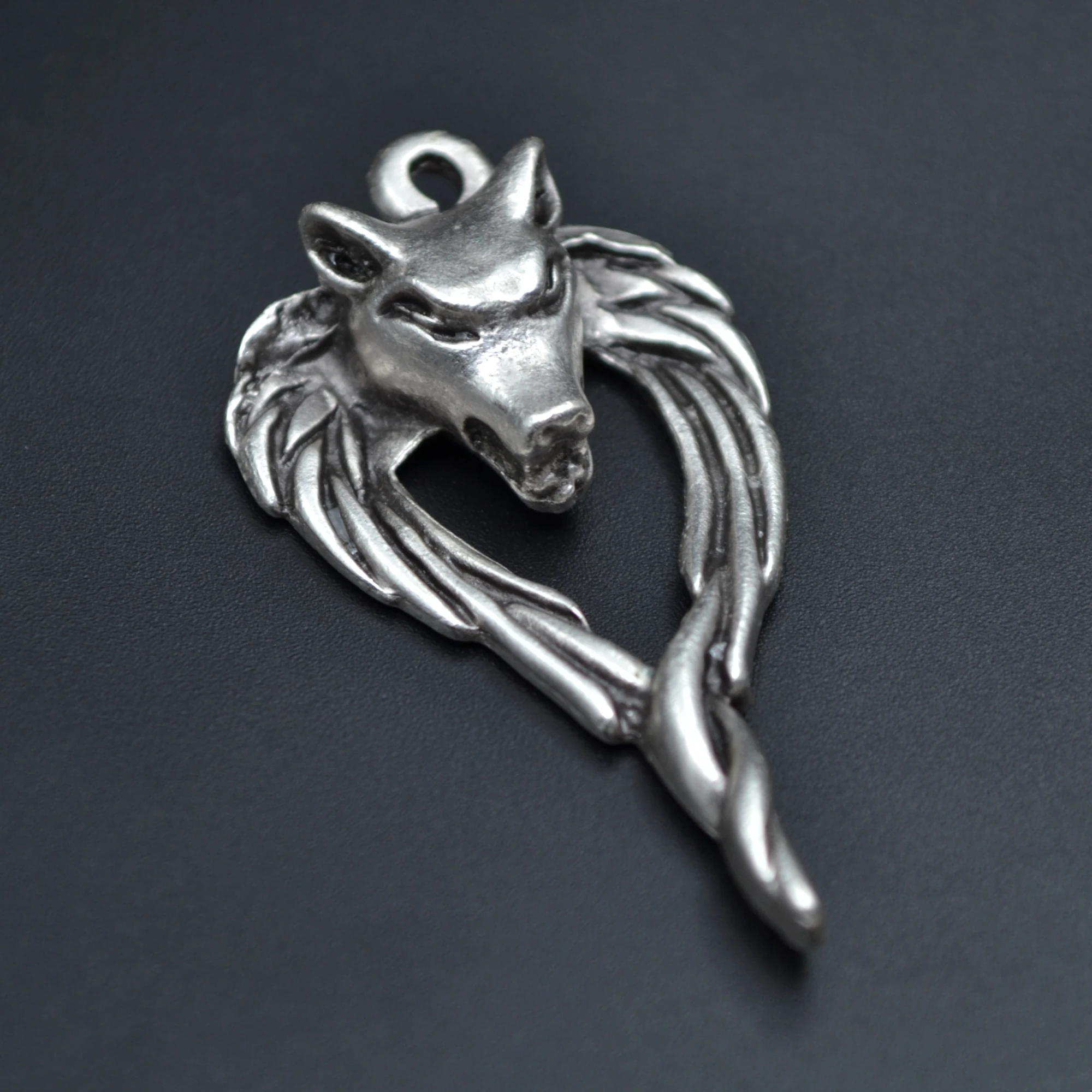 Anubis Ölüm Ve Ceza Tanrısı Kolye Ucu - Gümüş ( Silver) Renk