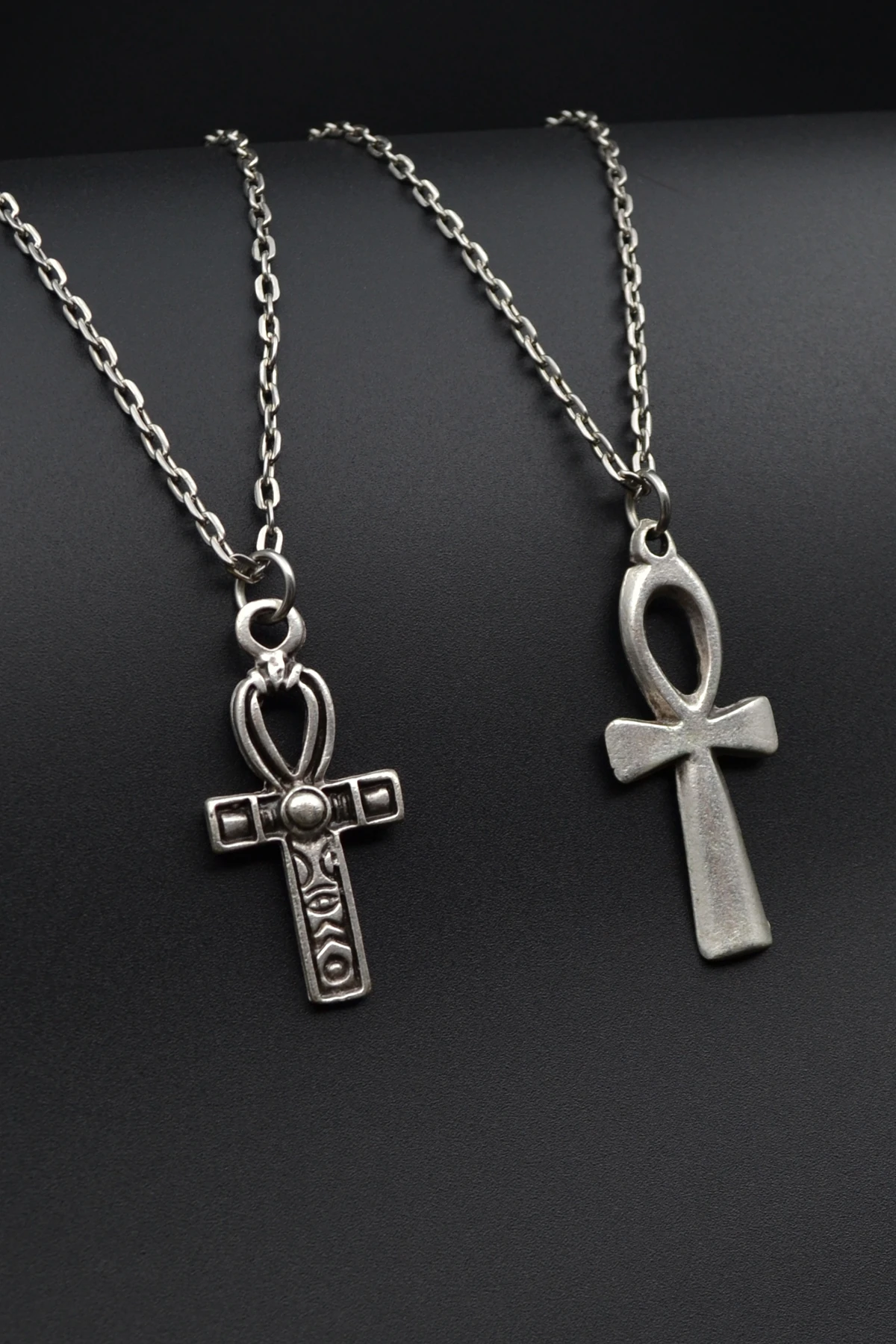 2’li Ankh Anahtarı - Nil’in Anahtarı Erkek Kadın Kolye Seti