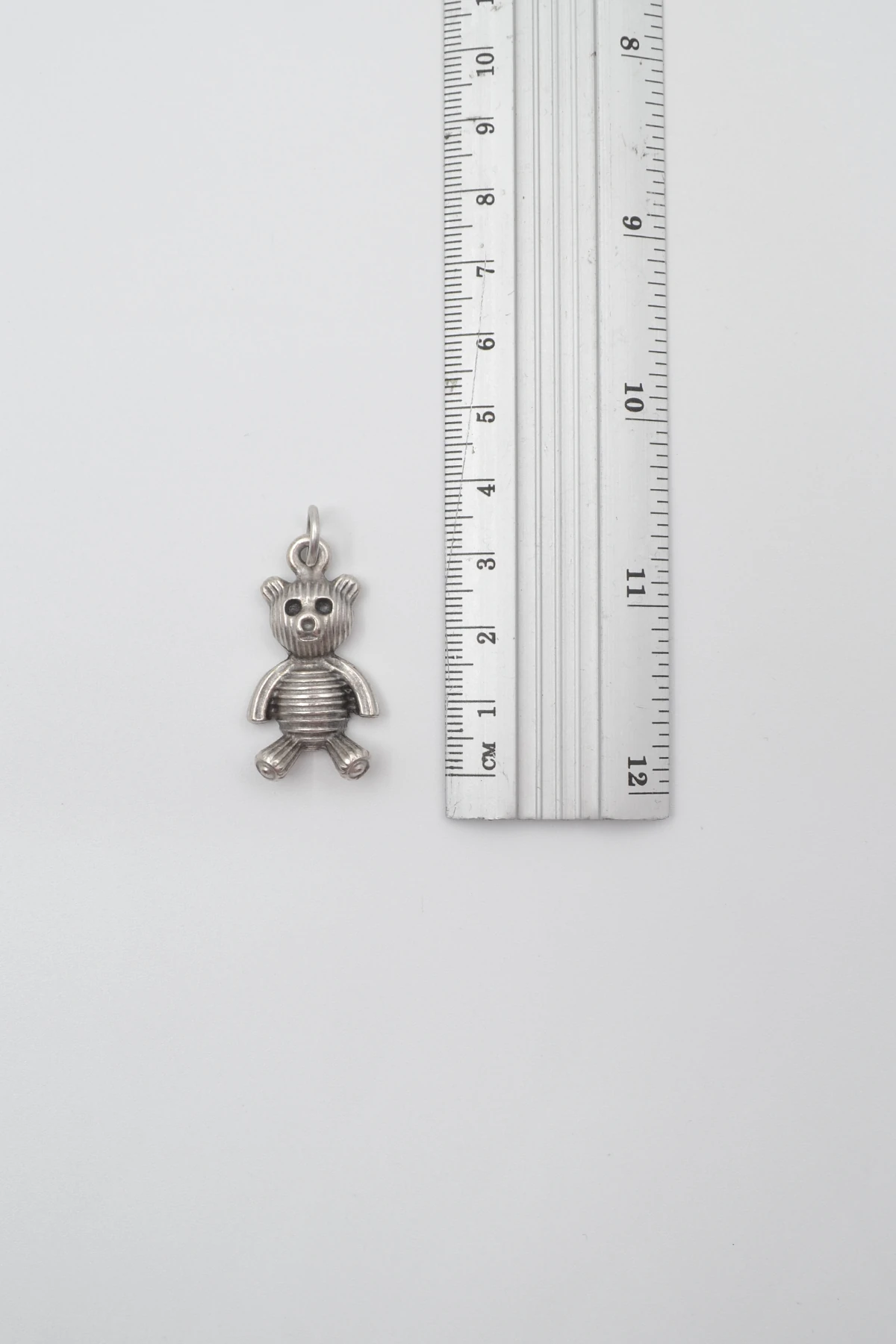 Oyuncak Ayıcık Kolye Ucu - Gümüş ( Silver ) Renk