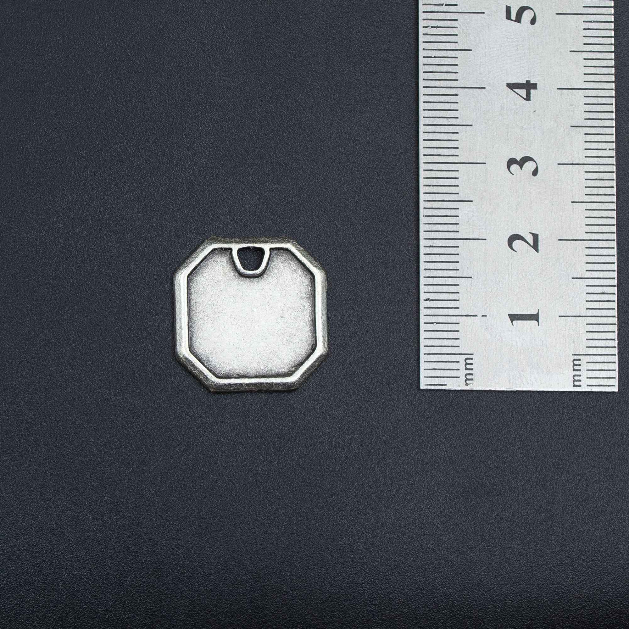 Geometrik Kolye Ucu - Gümüş ( Silver ) Renk