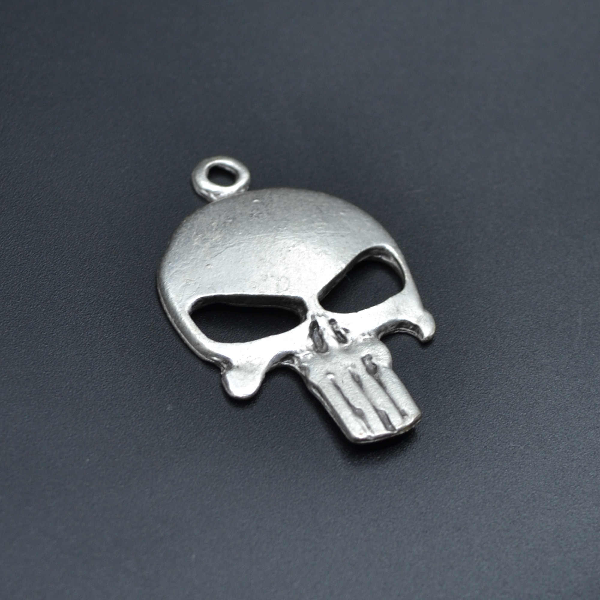 Punisher Cezalandırıcı Kolye Ucu - Gümüş ( Silver ) Renk