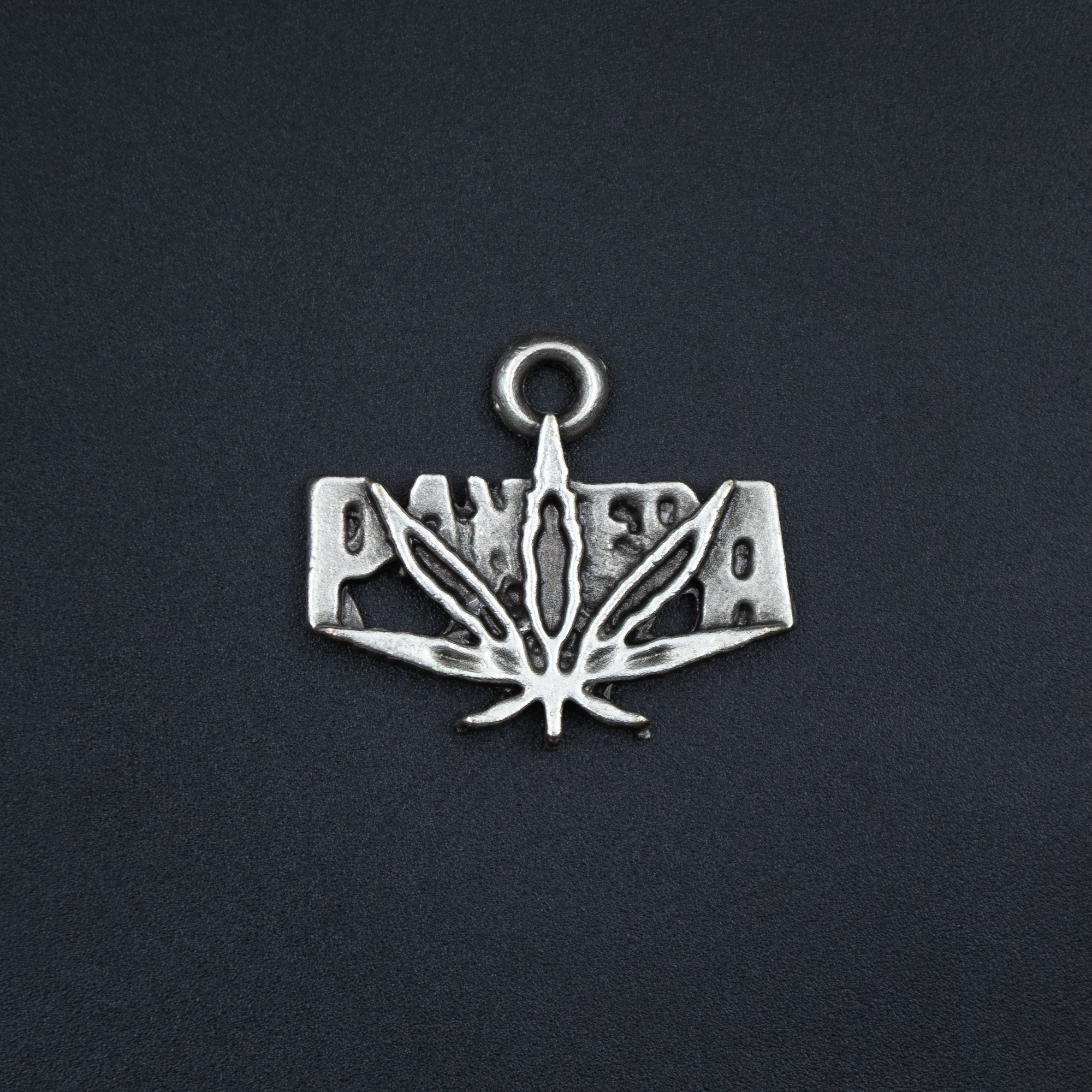 Pantera Kolye - Gümüş ( Silver ) Renk - 60 cm Düz Ezme Zincir Kolye