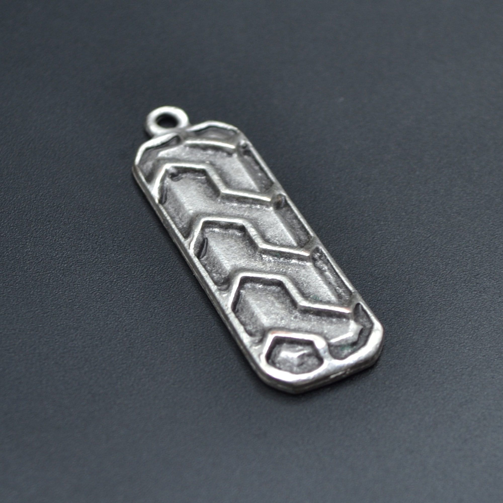 Çubuk Bar Kolye Ucu - Gümüş ( Silver ) Renk