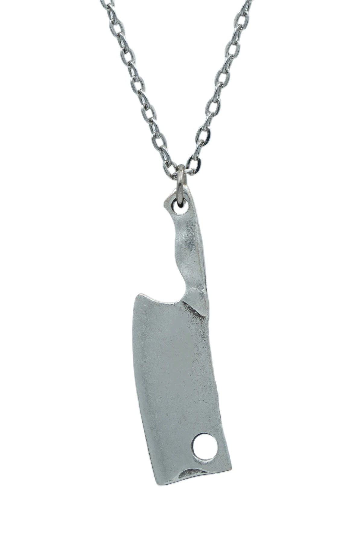 2'li Gastronomi Temalı Bıçak - Satır Erkek Kadın Kolye Seti